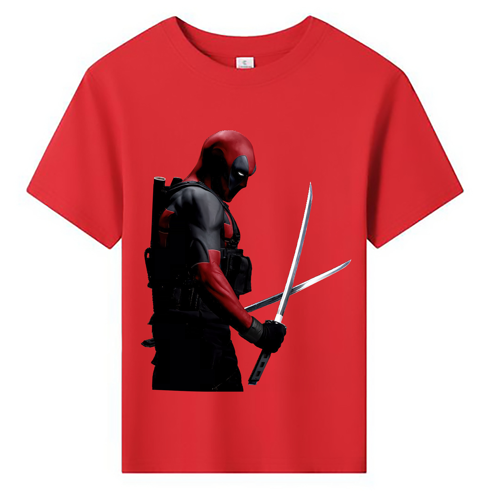 （画像用） Deadpool デッドプール 綿100％キッズTシャツ（フロントプリント）