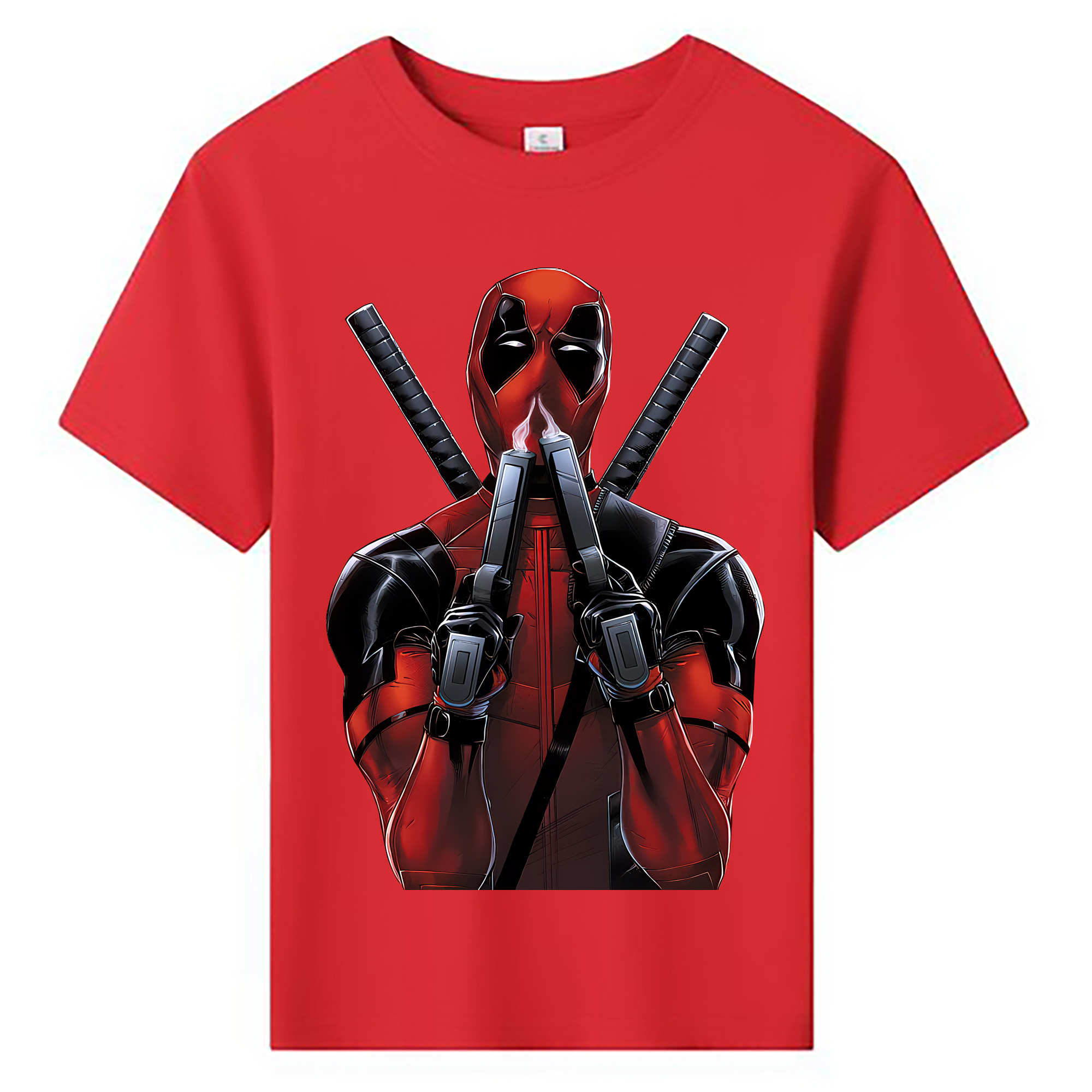 （画像用） Deadpool デッドプール 綿100％キッズTシャツ（フロントプリント）