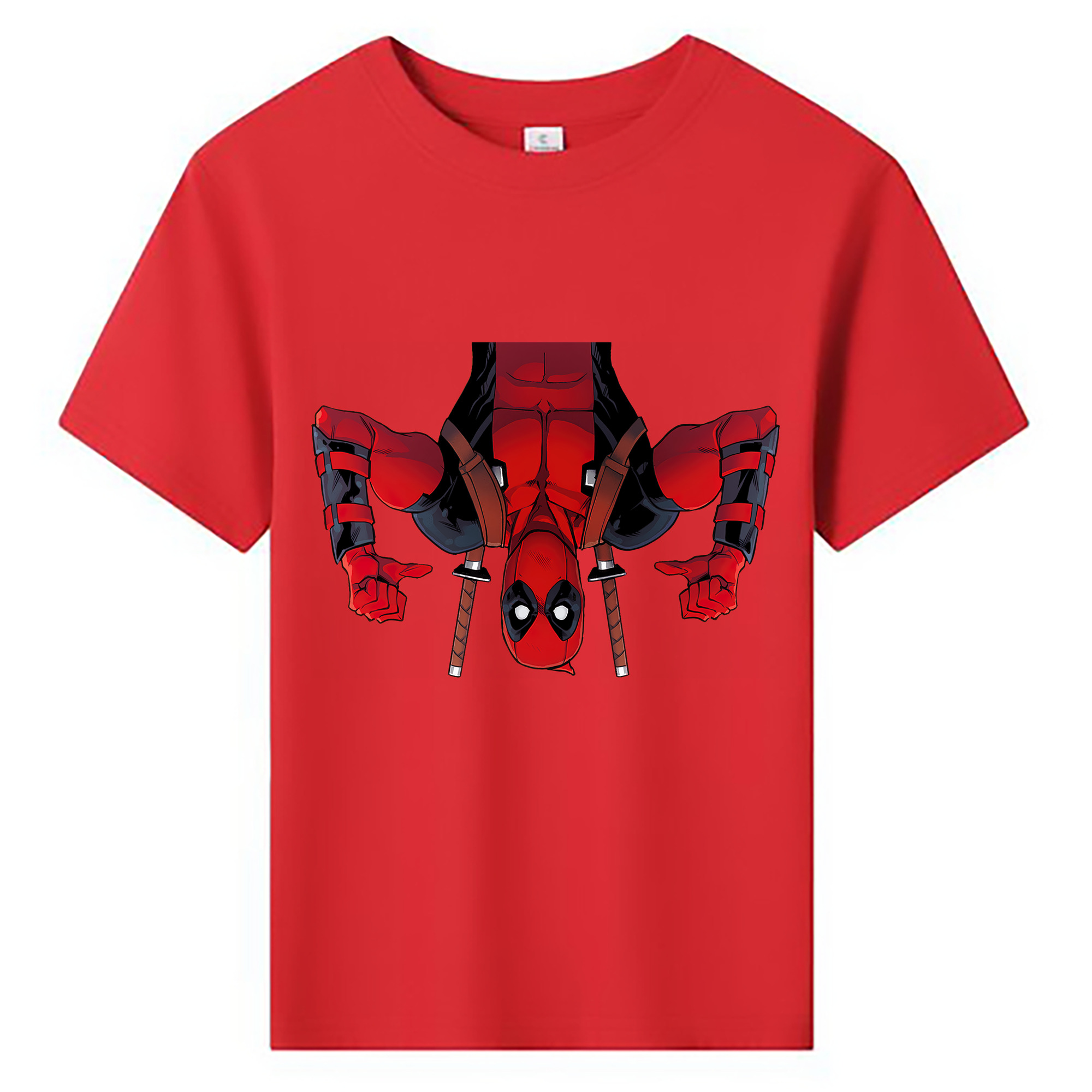 （画像用） Deadpool デッドプール 綿100％キッズTシャツ（フロントプリント）