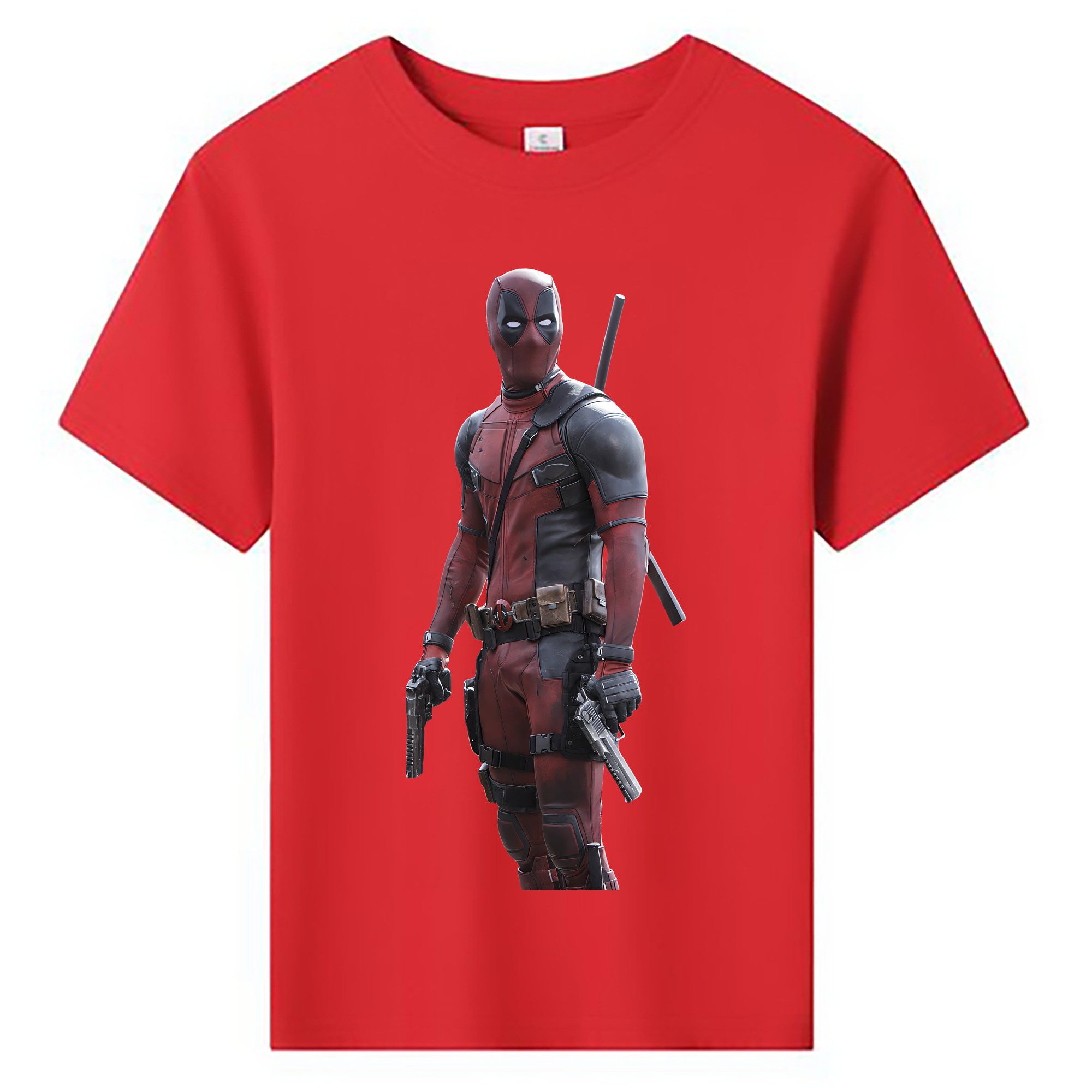 （画像用） Deadpool デッドプール 綿100％キッズTシャツ（フロントプリント）