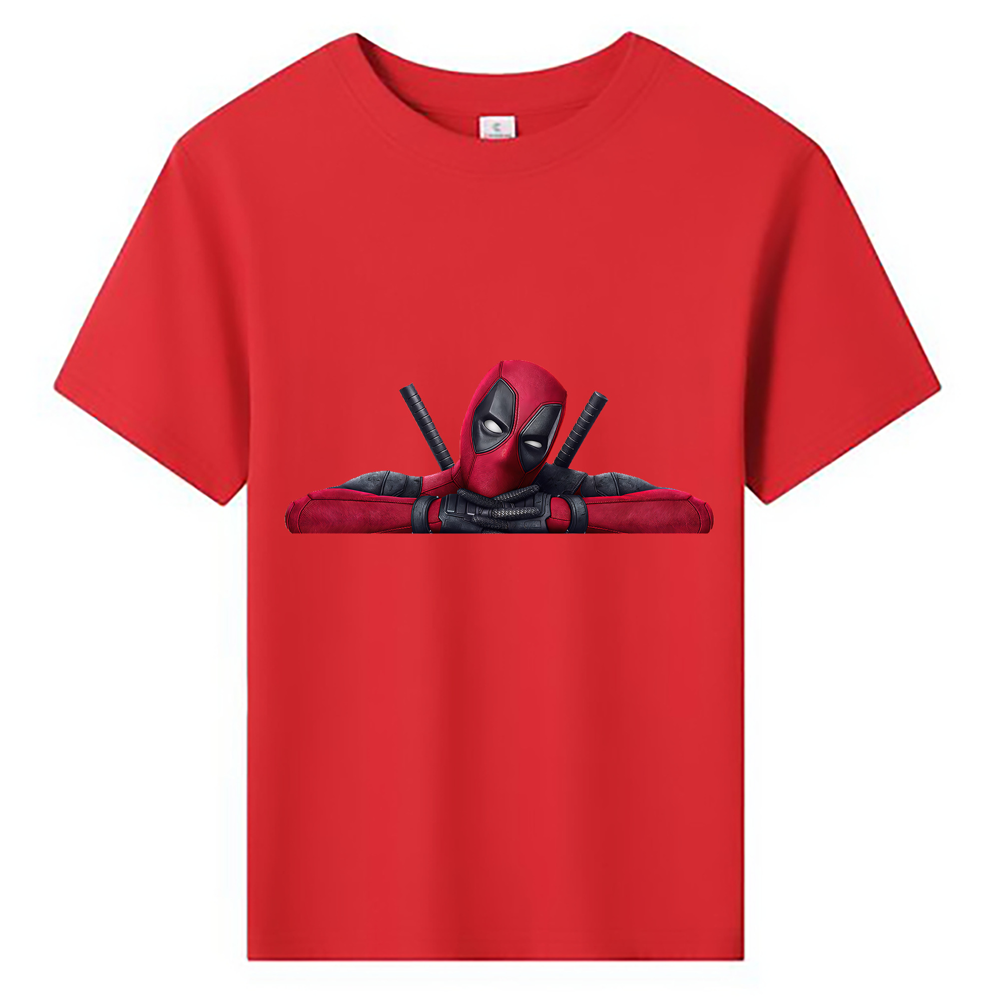 （画像用） Deadpool デッドプール 綿100％キッズTシャツ（フロントプリント）