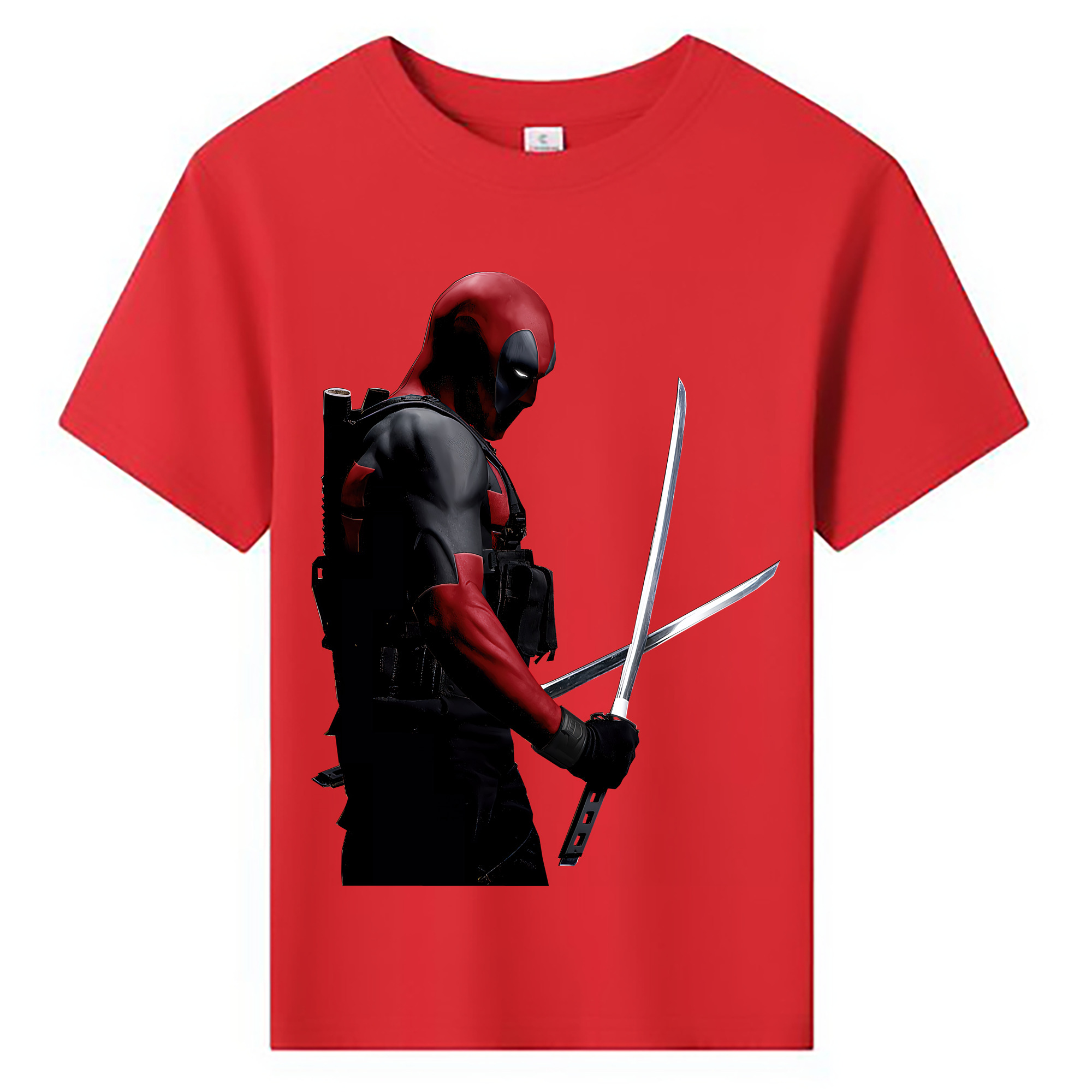 （画像用） Deadpool デッドプール 綿100％キッズTシャツ（フロントプリント）