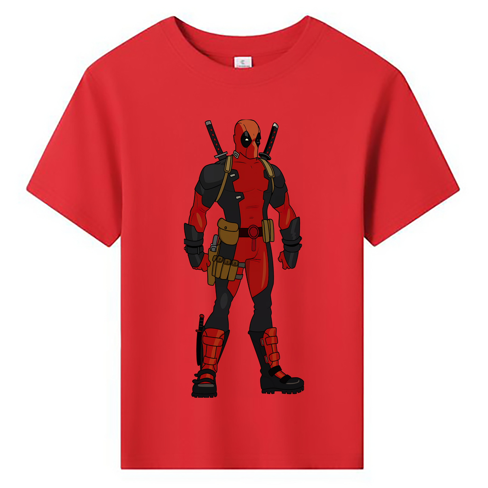 （画像用） Deadpool デッドプール 綿100％キッズTシャツ（フロントプリント）