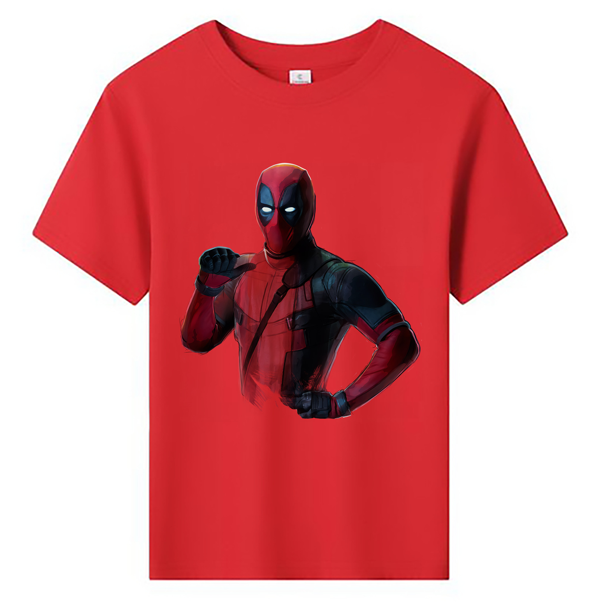 （画像用） Deadpool デッドプール 綿100％キッズTシャツ（フロントプリント）