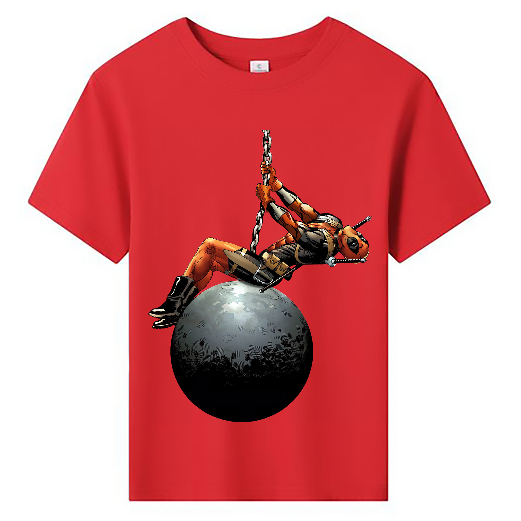 （画像用） Deadpool デッドプール 綿100％キッズTシャツ（フロントプリント）
