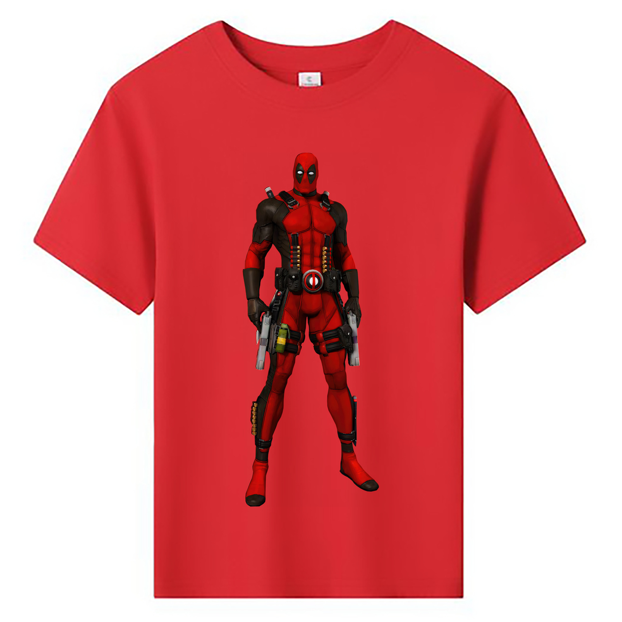 （画像用） Deadpool デッドプール 綿100％キッズTシャツ（フロントプリント）