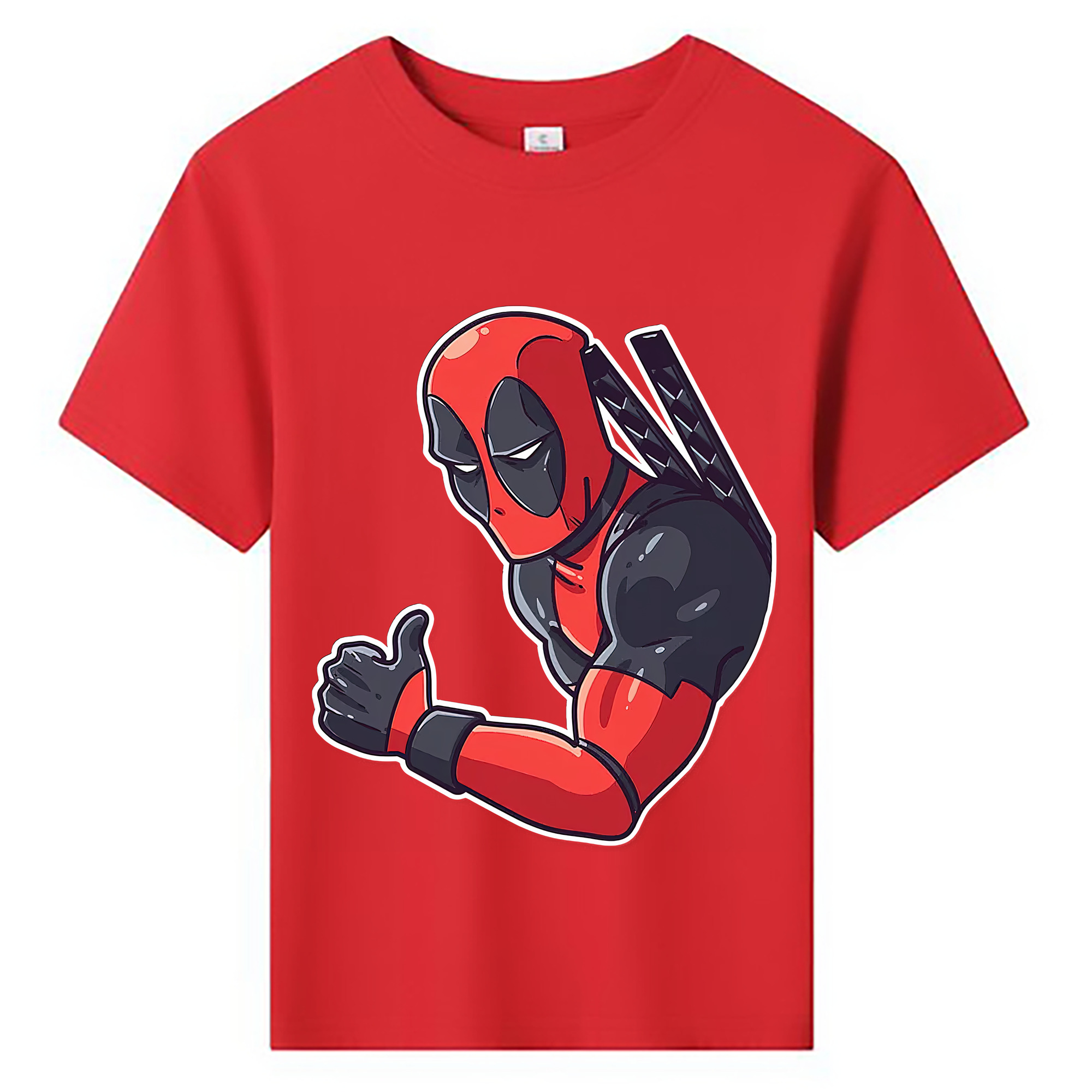 （画像用） Deadpool デッドプール 綿100％キッズTシャツ（フロントプリント）