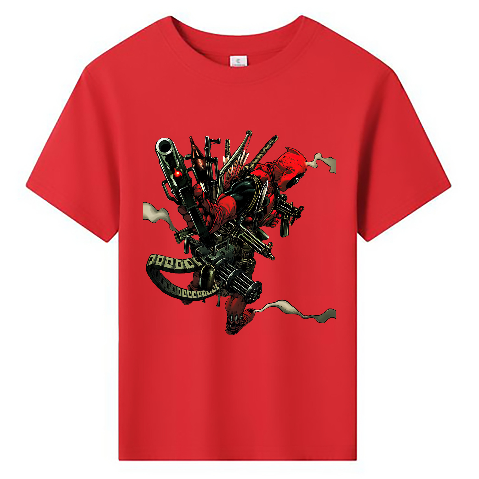 （画像用） Deadpool デッドプール 綿100％キッズTシャツ（フロントプリント）