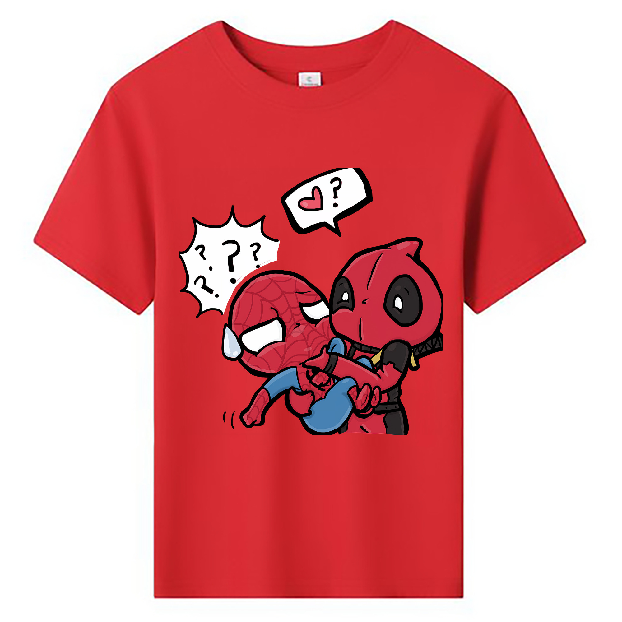 （画像用） Deadpool デッドプール 綿100％キッズTシャツ（フロントプリント）