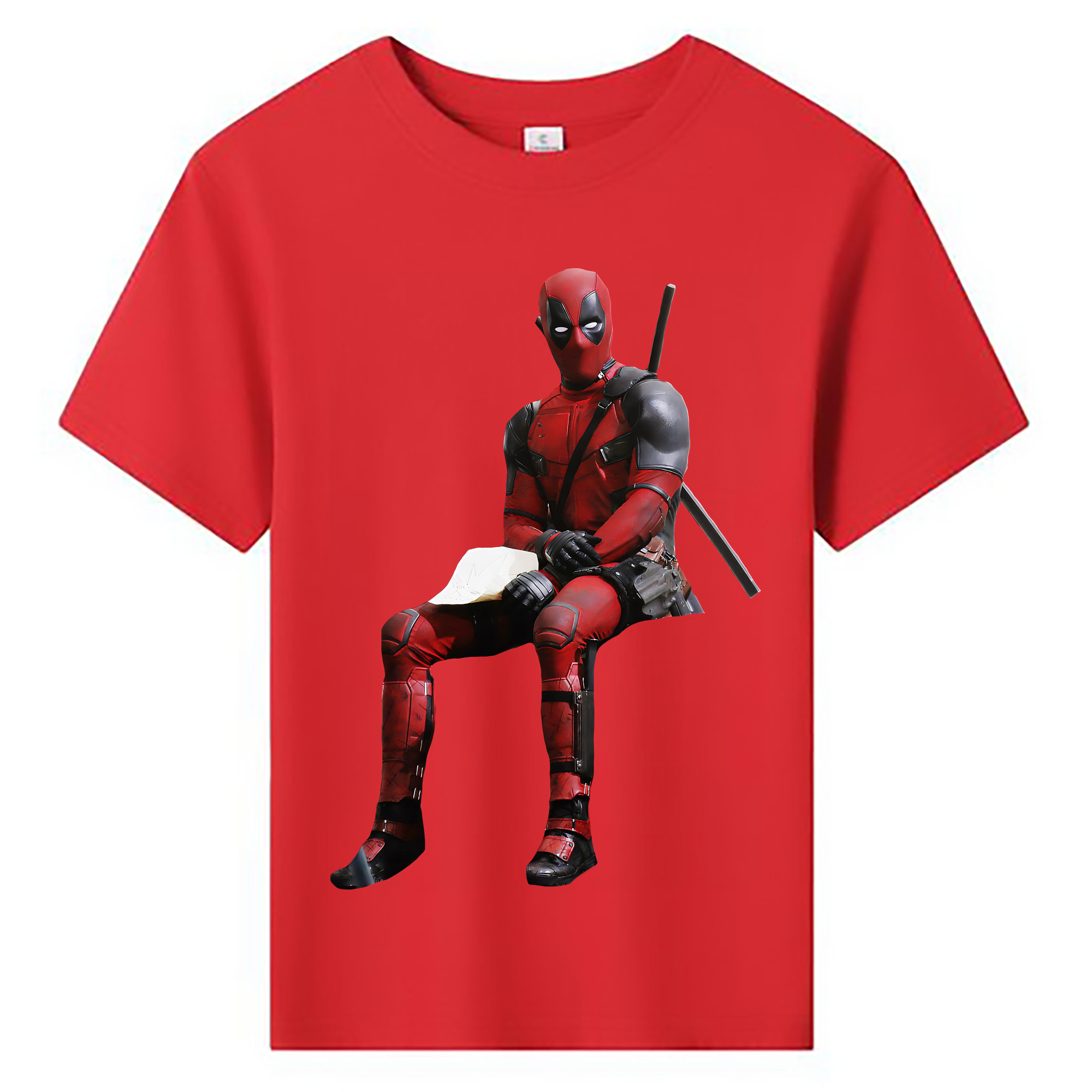 （画像用） Deadpool デッドプール 綿100％キッズTシャツ（フロントプリント）