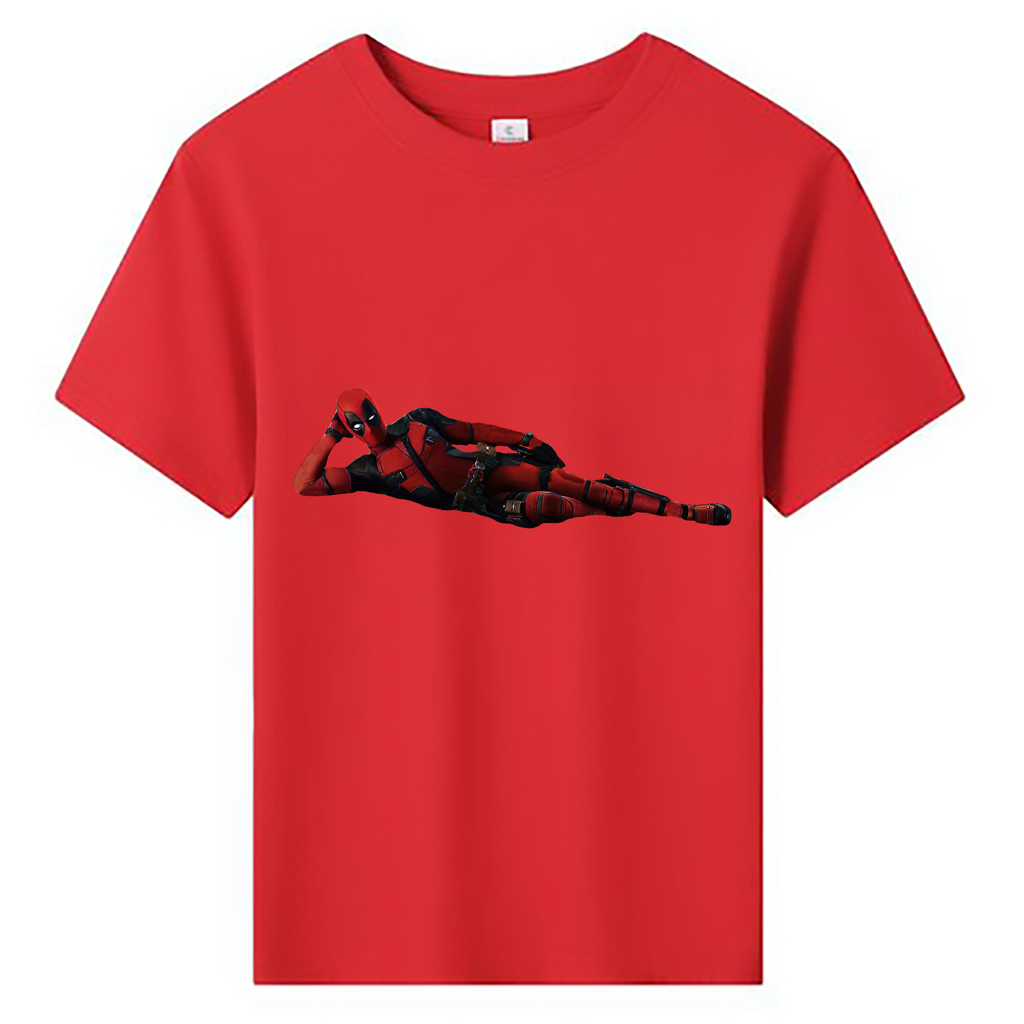 （画像用） Deadpool デッドプール 綿100％キッズTシャツ（フロントプリント）