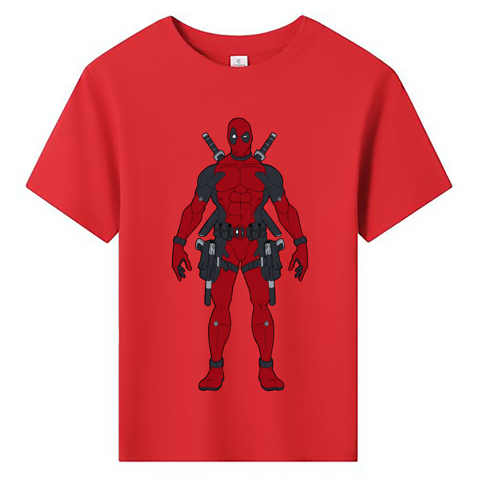 （画像用） Deadpool デッドプール 綿100％キッズTシャツ（フロントプリント）