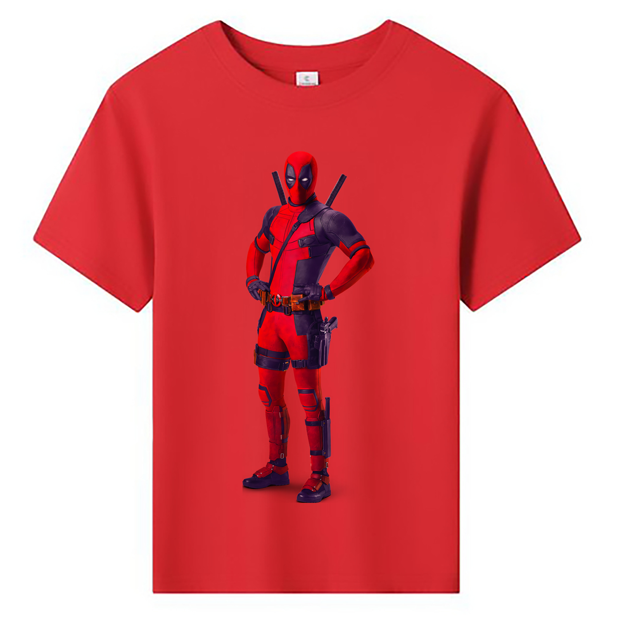 （画像用） Deadpool デッドプール 綿100％キッズTシャツ（フロントプリント）