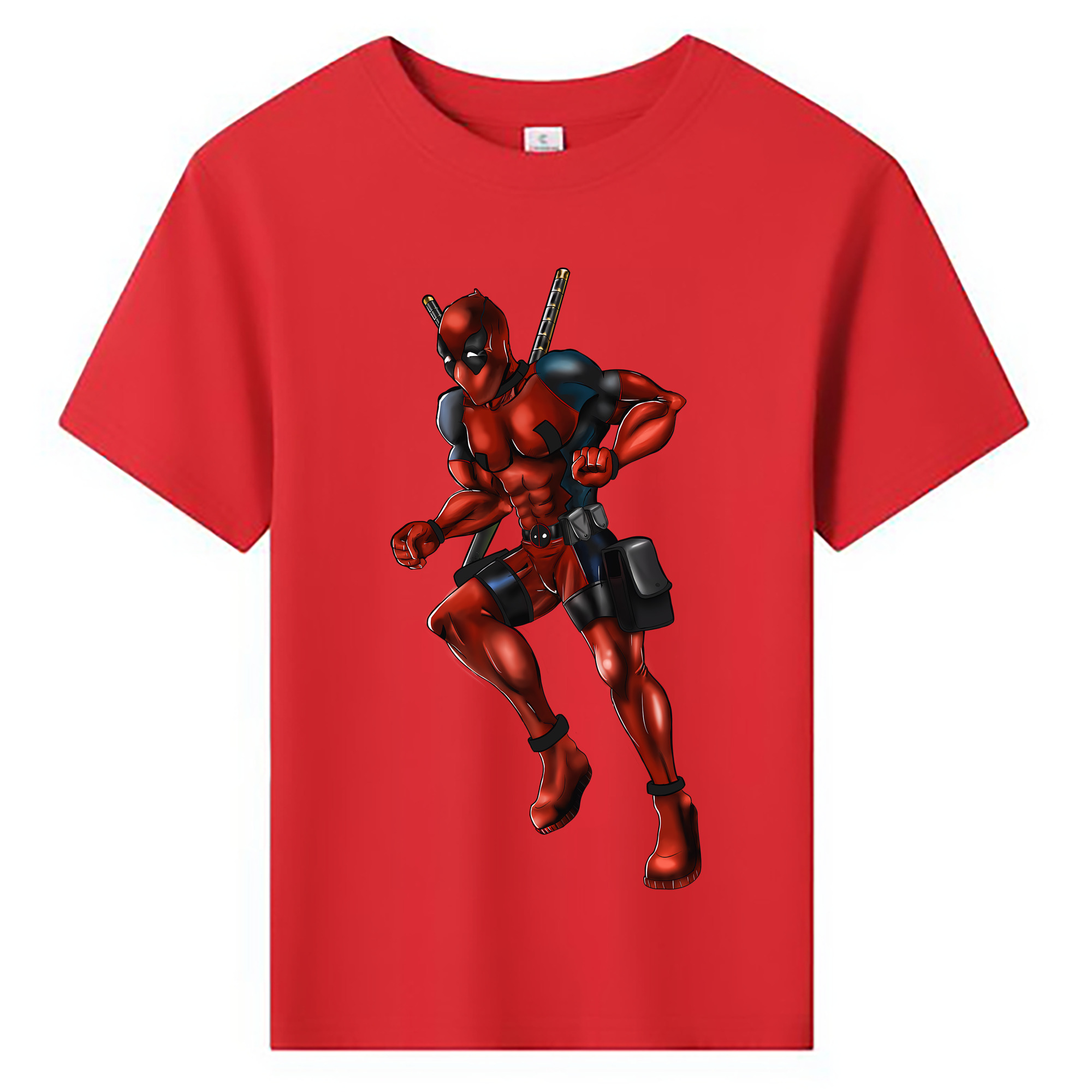 （画像用） Deadpool デッドプール 綿100％キッズTシャツ（フロントプリント）