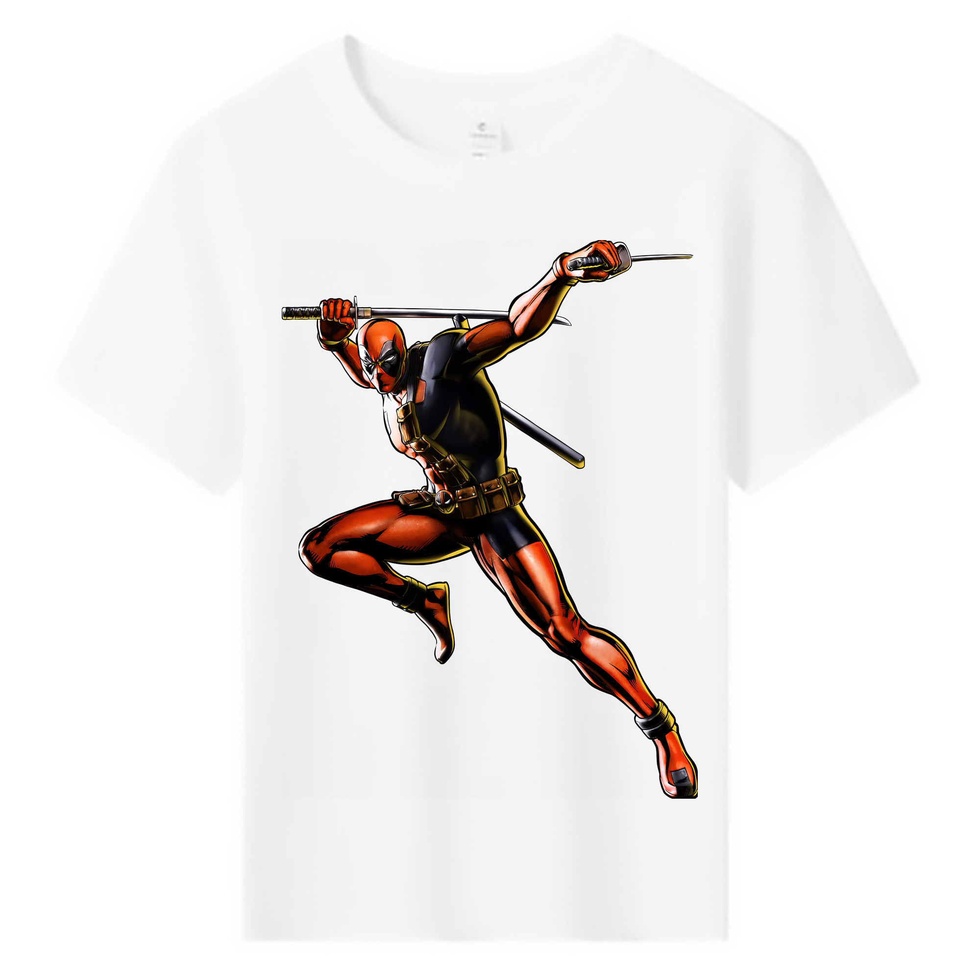 （画像用） Deadpool デッドプール 綿100％キッズTシャツ（フロントプリント）