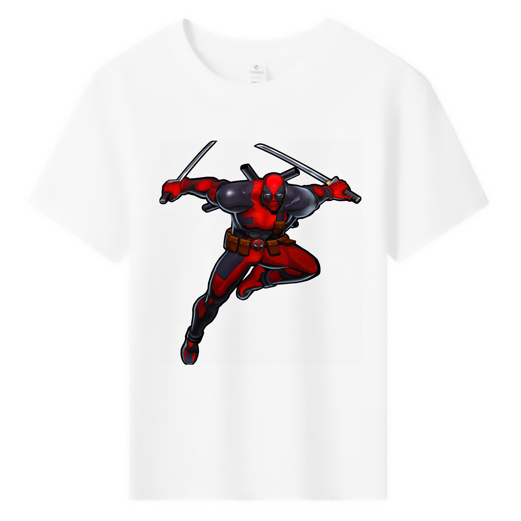 （画像用） Deadpool デッドプール 綿100％キッズTシャツ（フロントプリント）