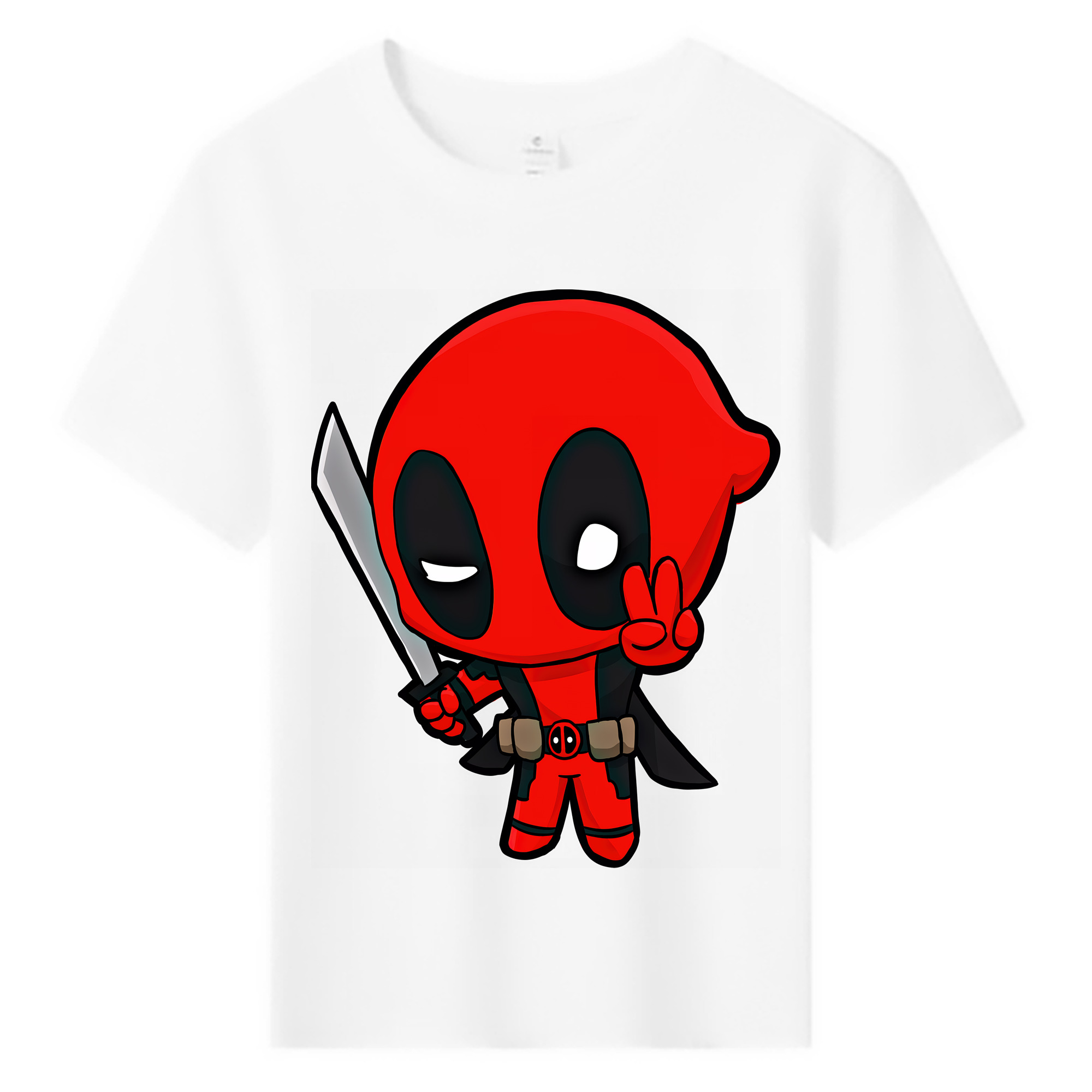（画像用） Deadpool デッドプール 綿100％キッズTシャツ（フロントプリント）