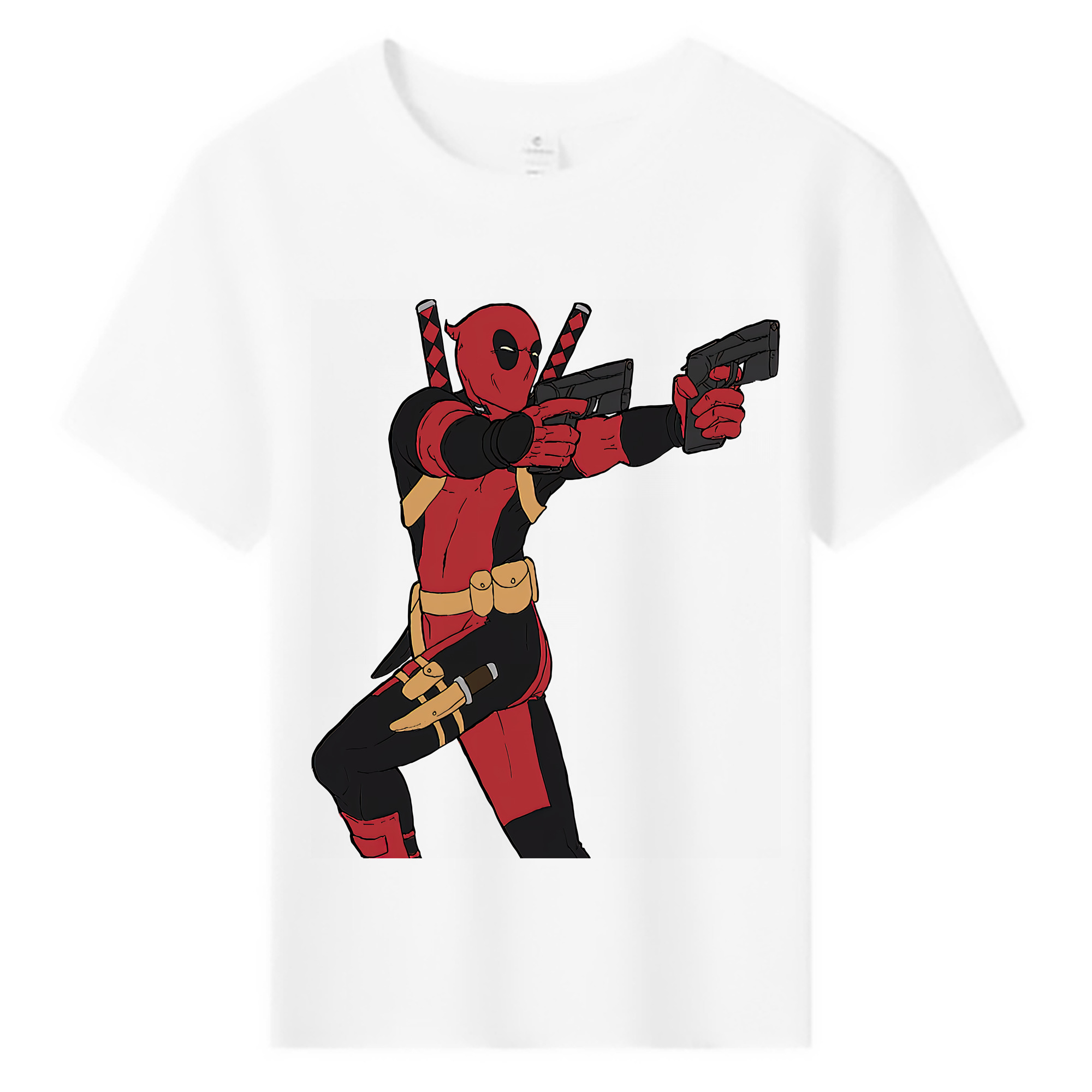 （画像用） Deadpool デッドプール 綿100％キッズTシャツ（フロントプリント）