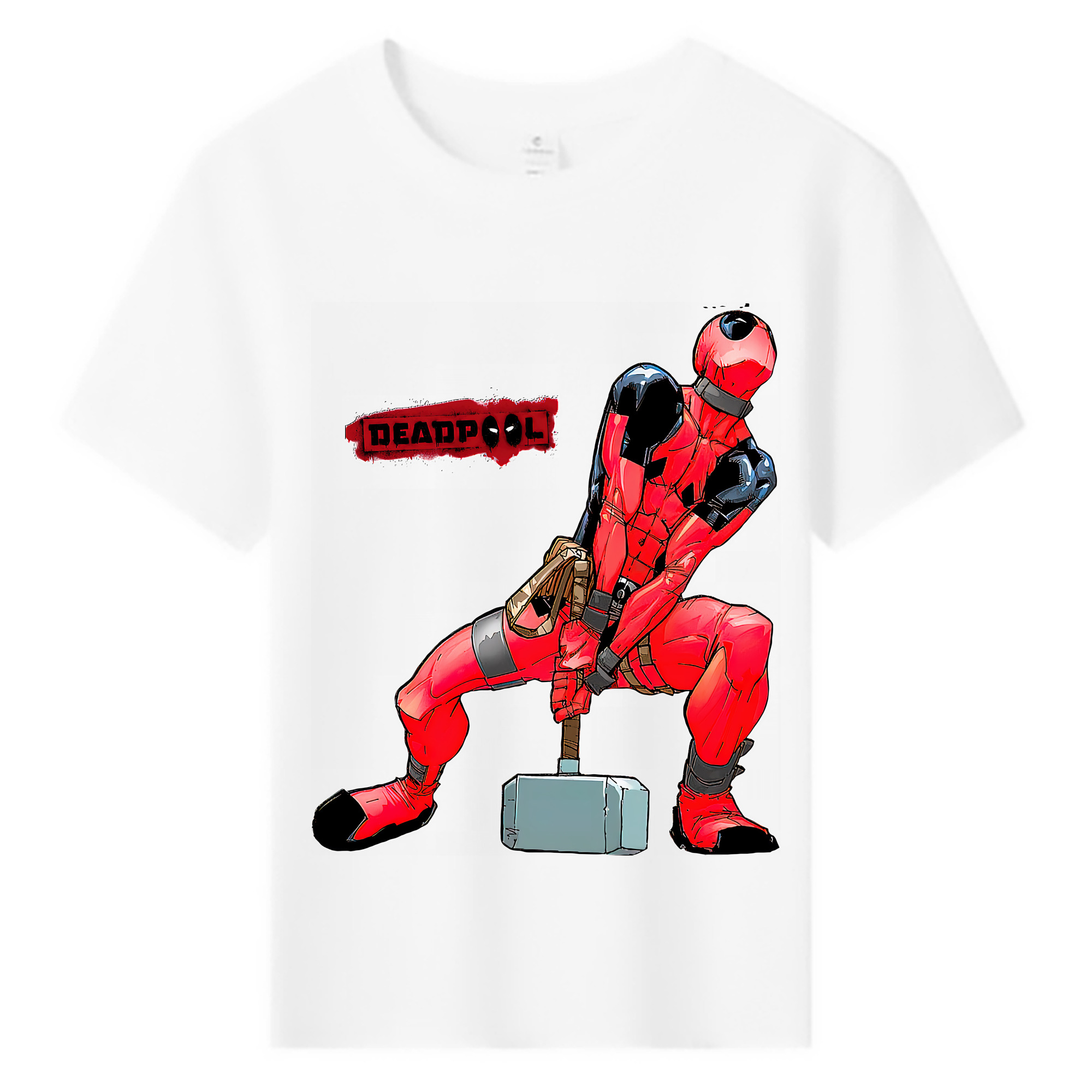 （画像用） Deadpool デッドプール 綿100％キッズTシャツ（フロントプリント）