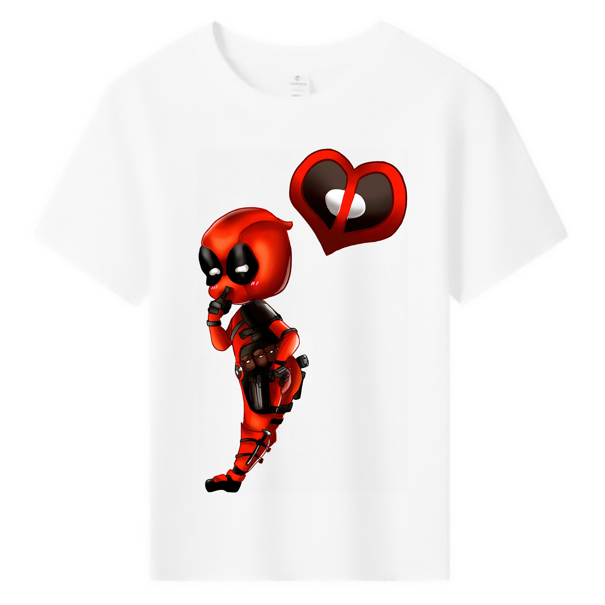 （画像用） Deadpool デッドプール 綿100％キッズTシャツ（フロントプリント）