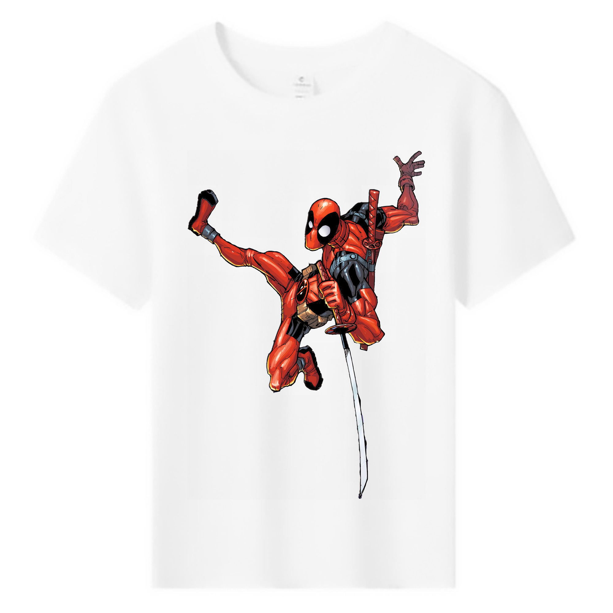 （画像用） Deadpool デッドプール 綿100％キッズTシャツ（フロントプリント）