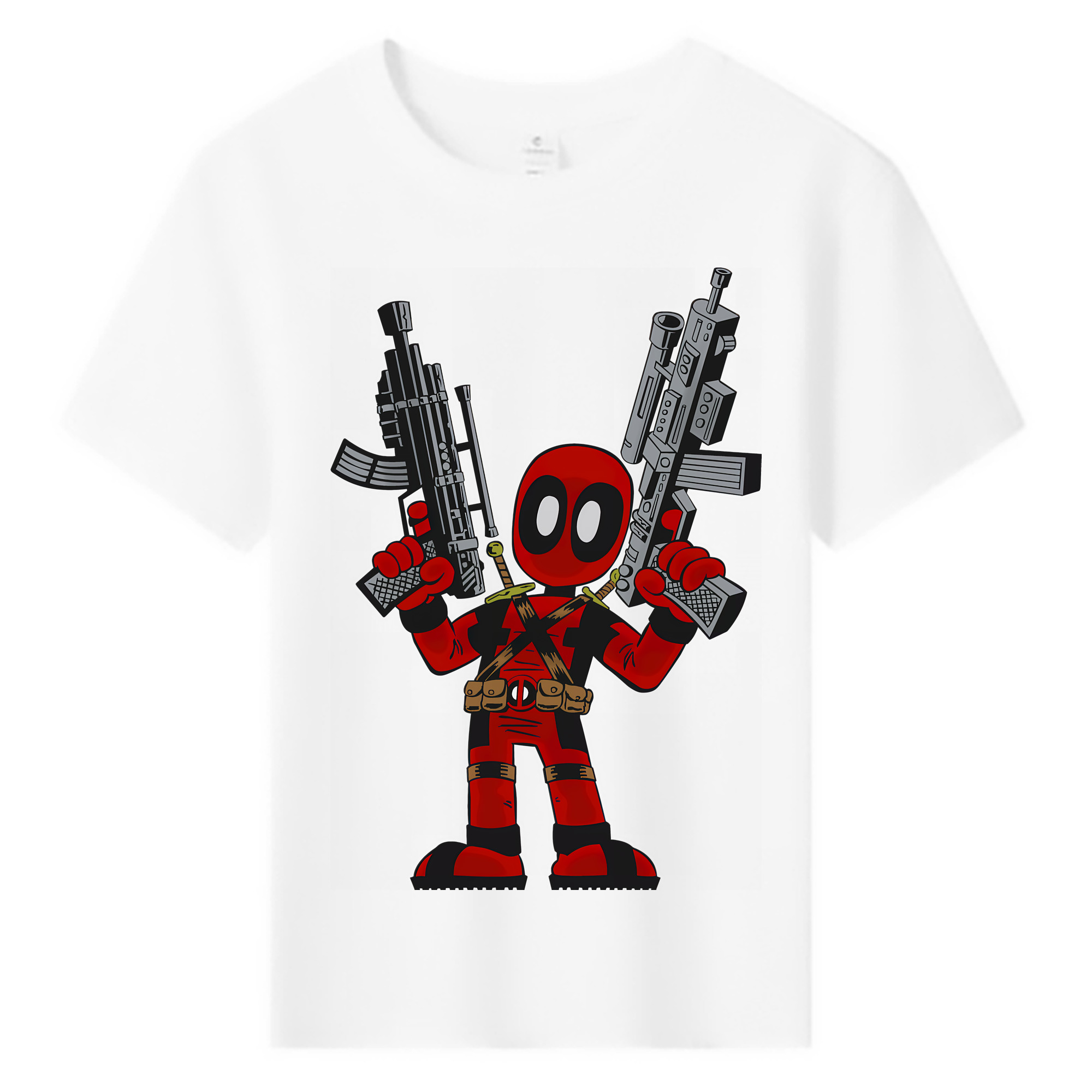 （画像用） Deadpool デッドプール 綿100％キッズTシャツ（フロントプリント）