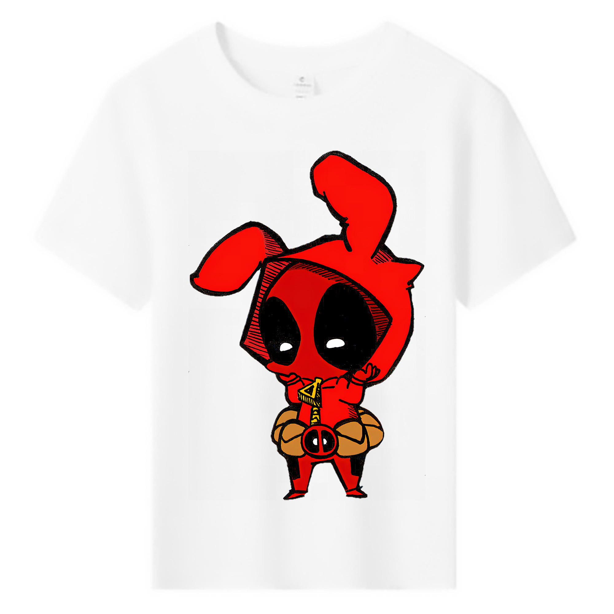 （画像用） Deadpool デッドプール 綿100％キッズTシャツ（フロントプリント）