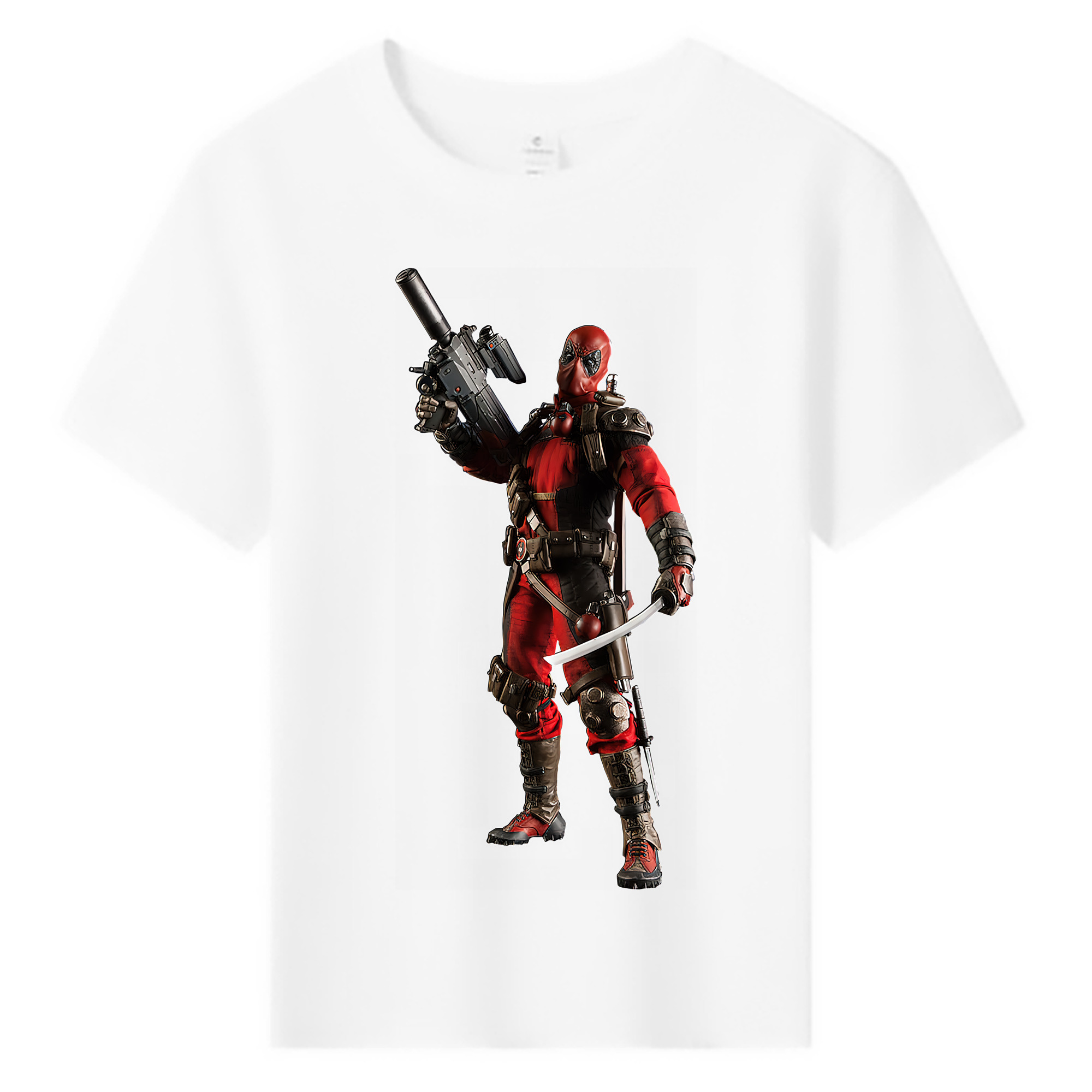 （画像用） Deadpool デッドプール 綿100％キッズTシャツ（フロントプリント）