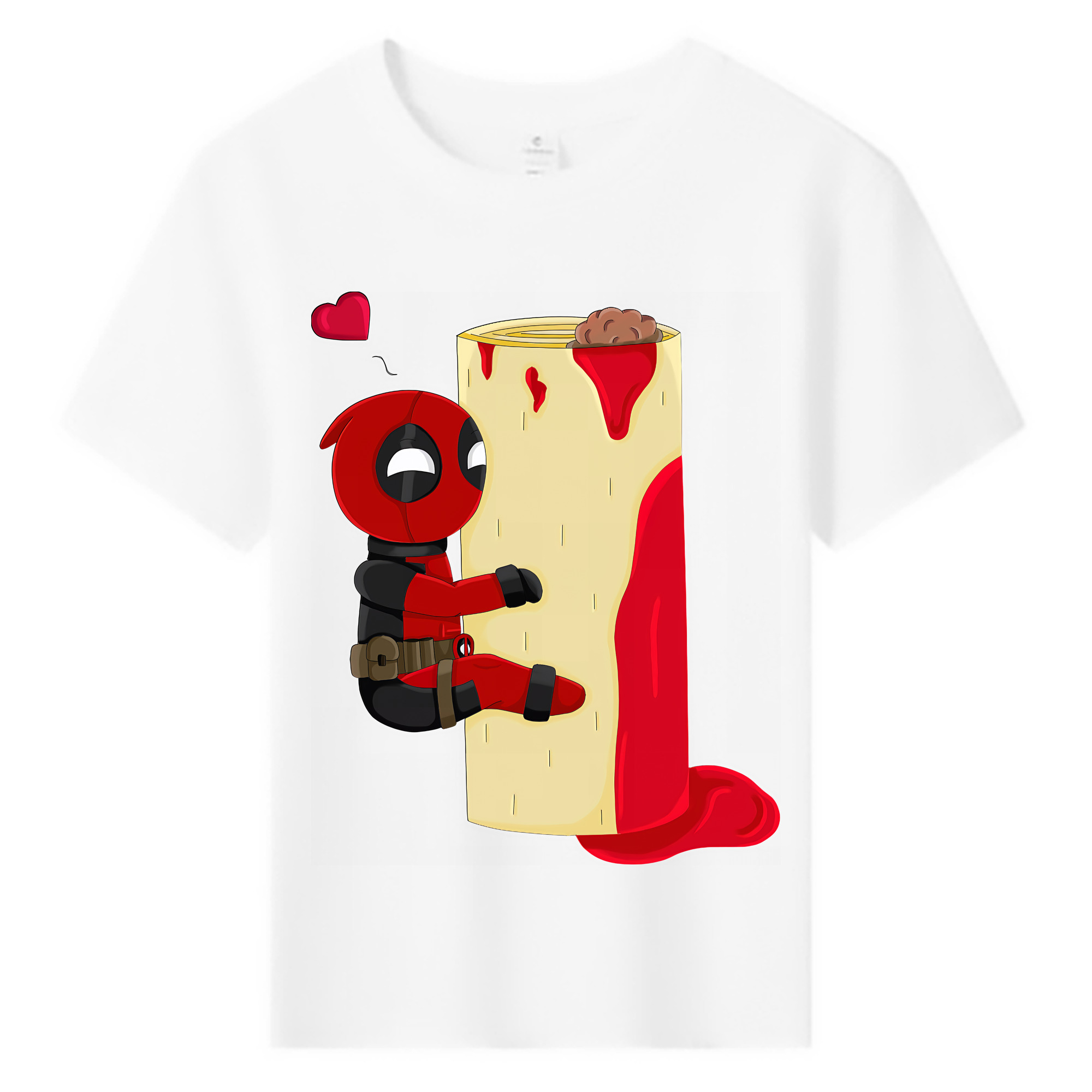 （画像用） Deadpool デッドプール 綿100％キッズTシャツ（フロントプリント）