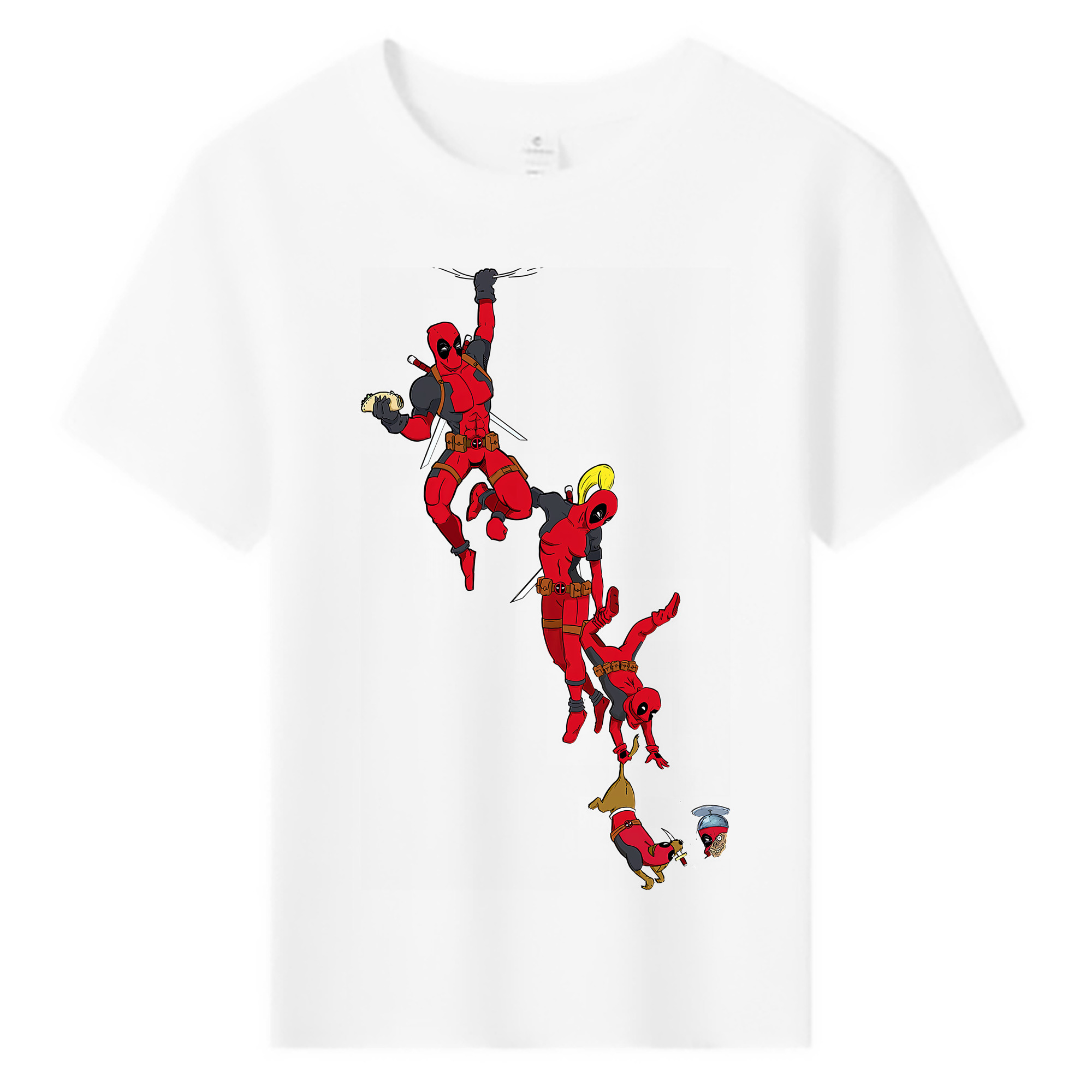 （画像用） Deadpool デッドプール 綿100％キッズTシャツ（フロントプリント）