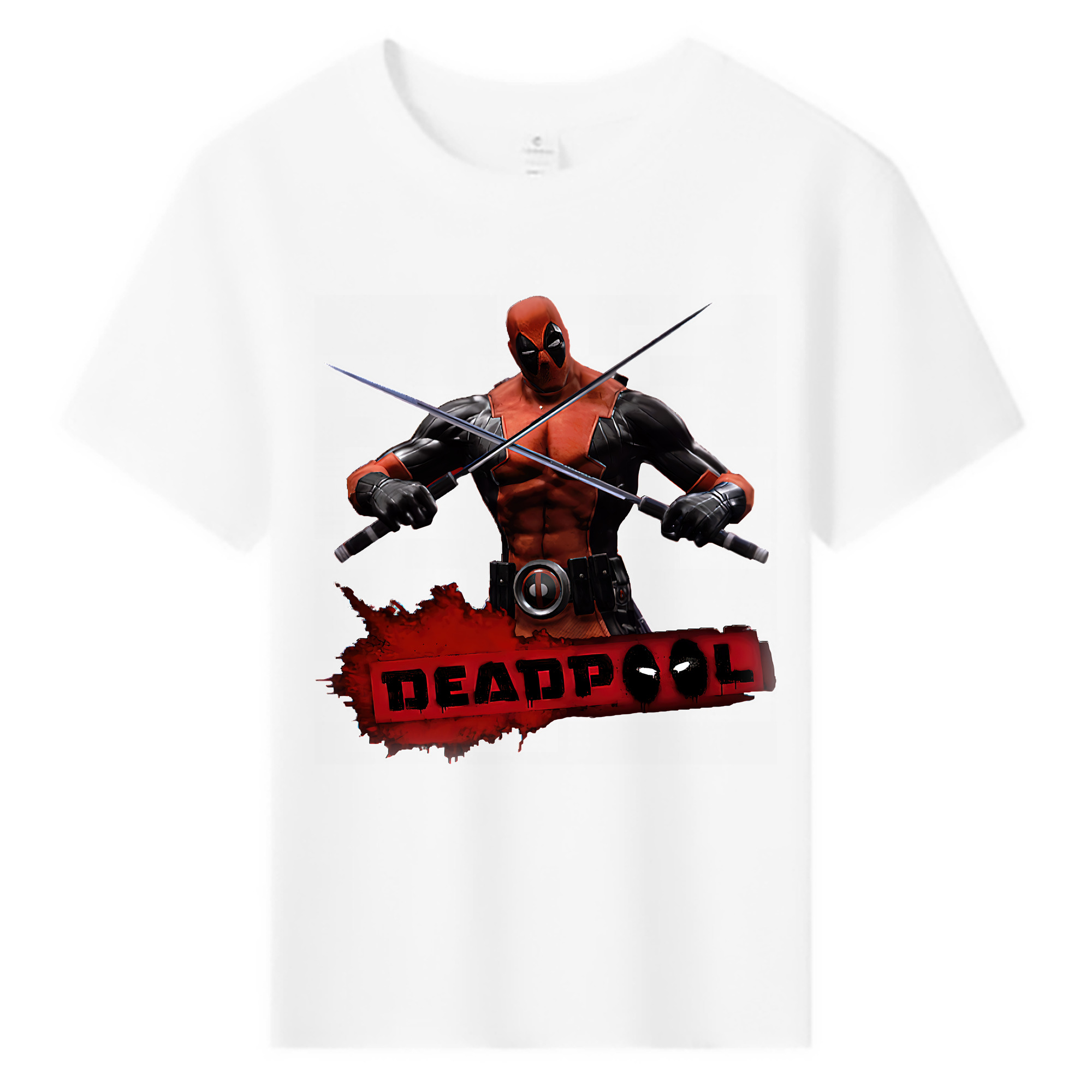 （画像用） Deadpool デッドプール 綿100％キッズTシャツ（フロントプリント）