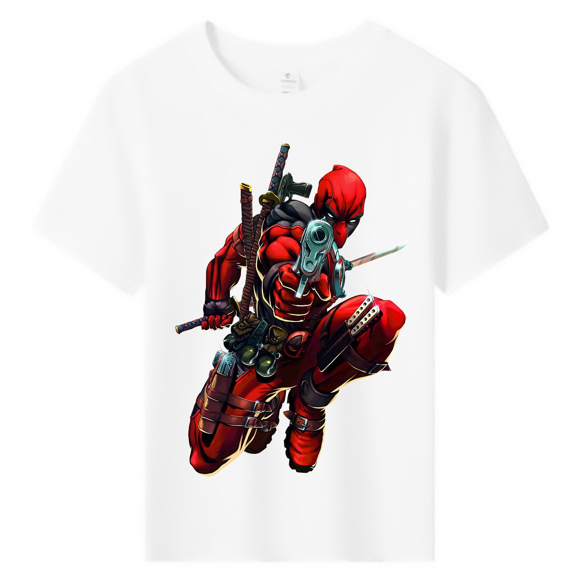 （画像用） Deadpool デッドプール 綿100％キッズTシャツ（フロントプリント）
