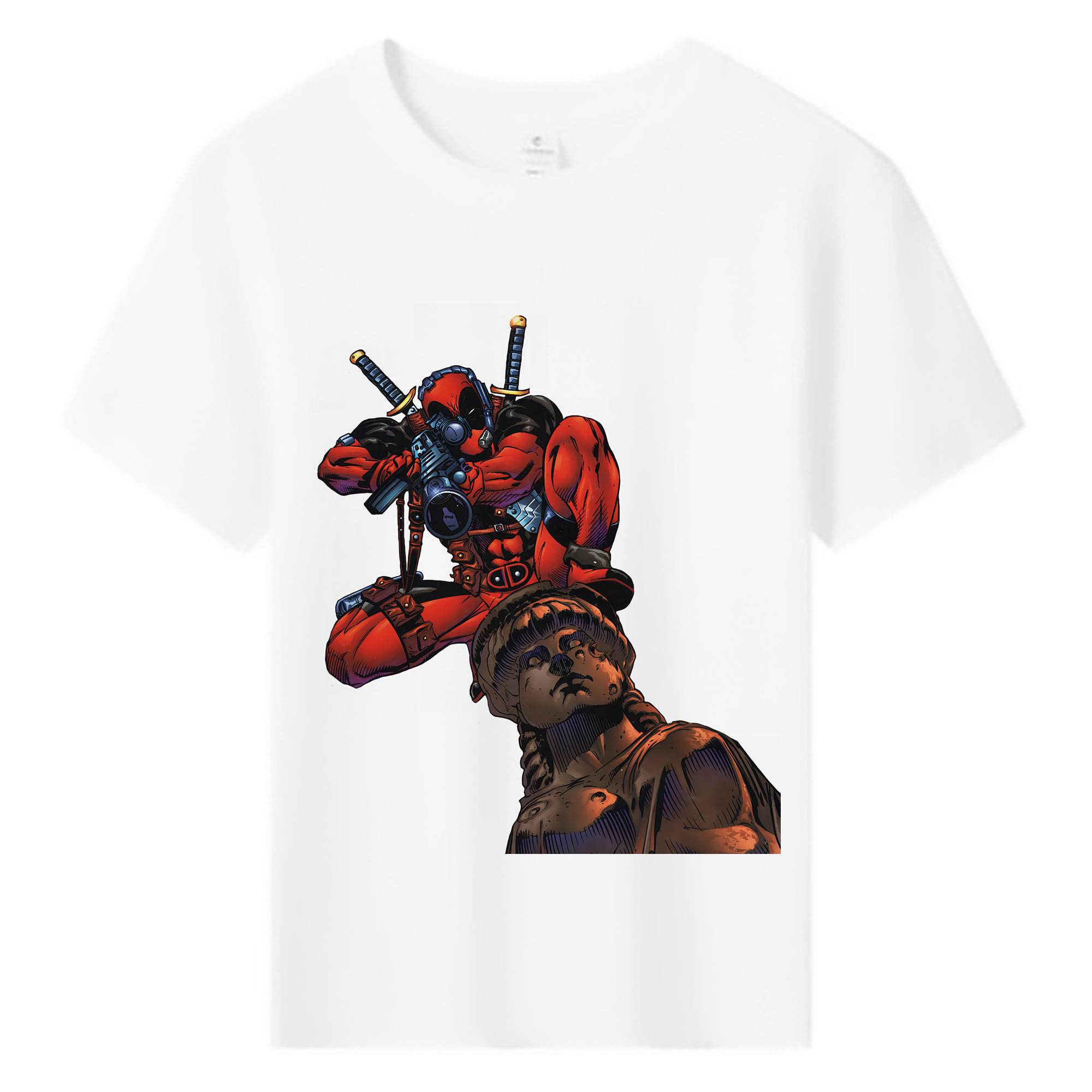 （画像用） Deadpool デッドプール 綿100％キッズTシャツ（フロントプリント）