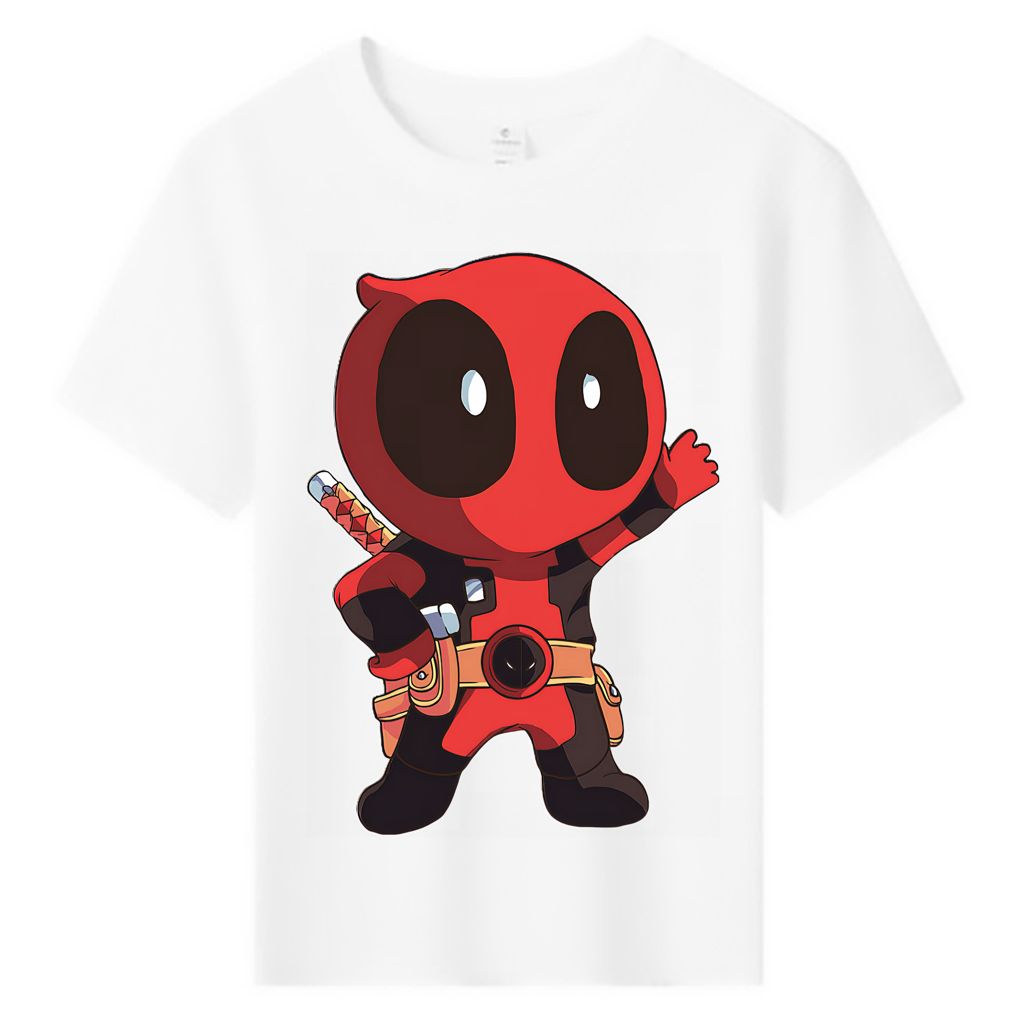 （画像用） Deadpool デッドプール 綿100％キッズTシャツ（フロントプリント）