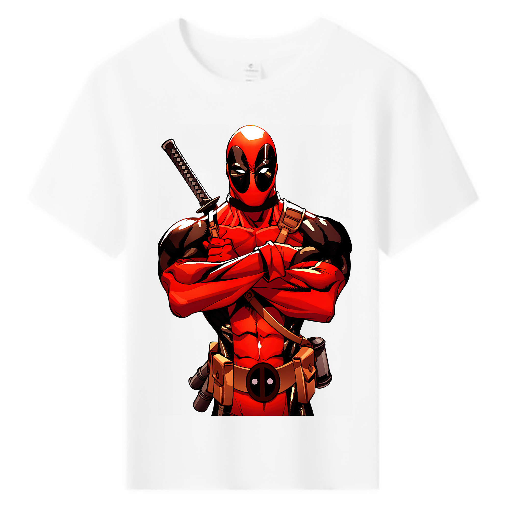 （画像用） Deadpool デッドプール 綿100％キッズTシャツ（フロントプリント）