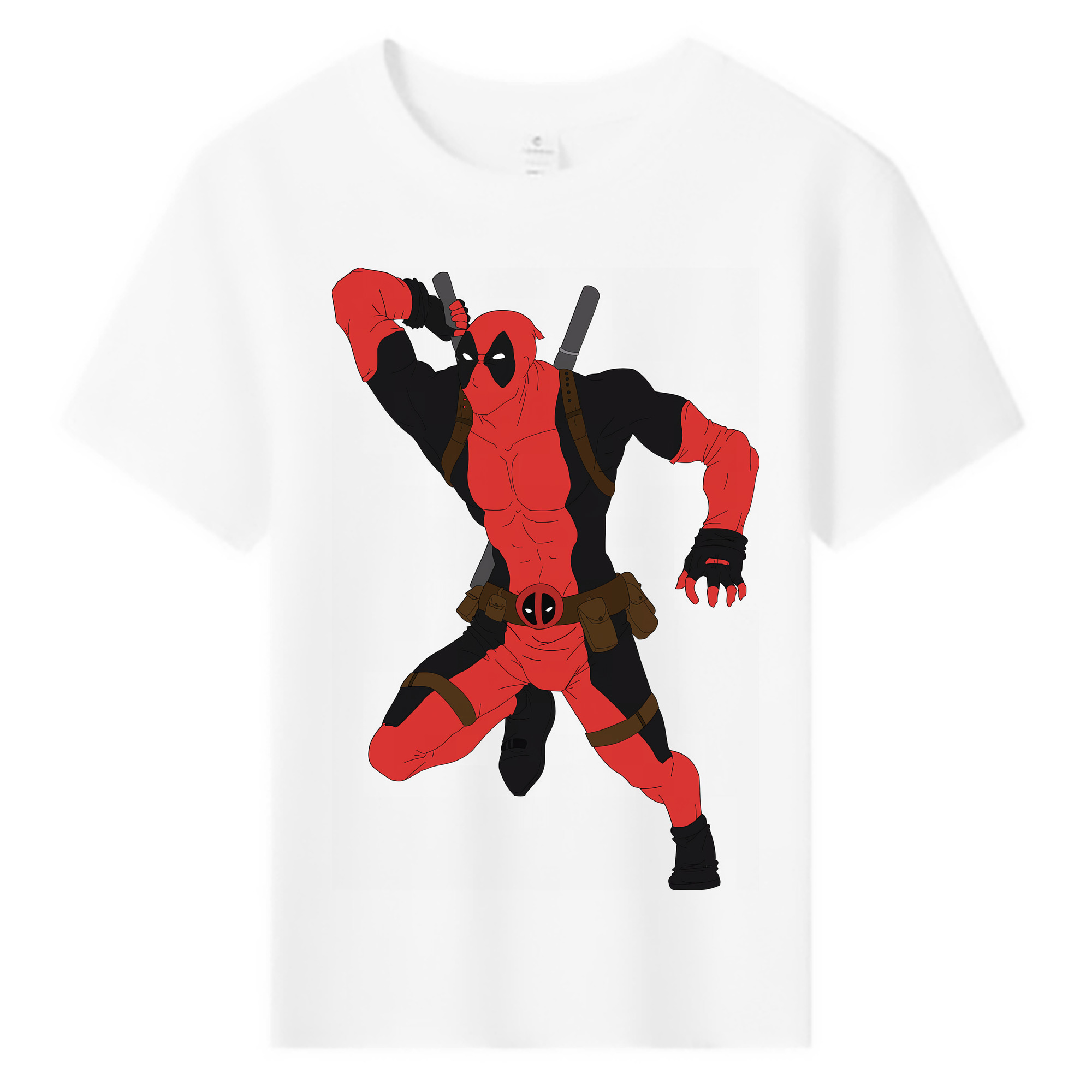 （画像用） Deadpool デッドプール 綿100％キッズTシャツ（フロントプリント）