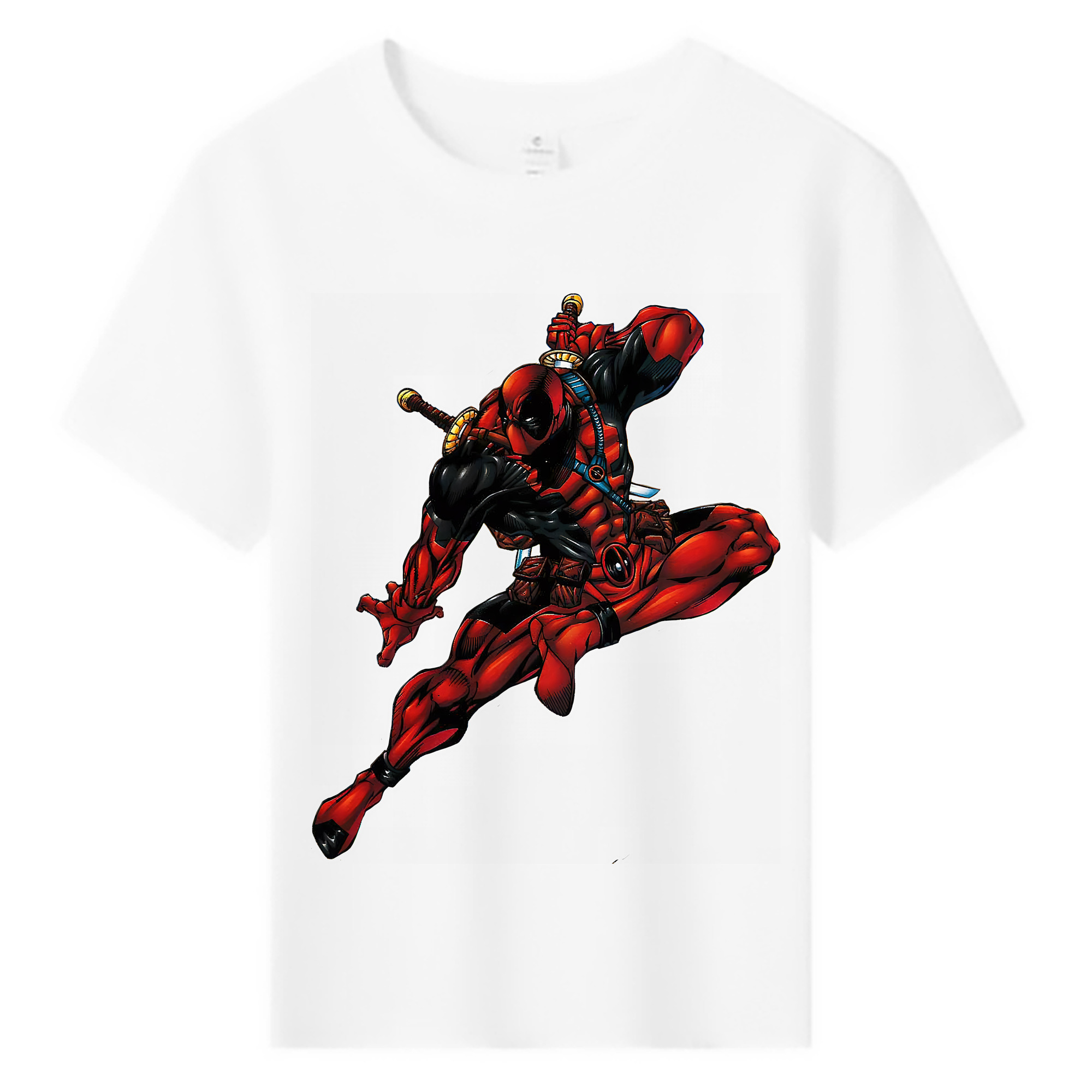（画像用） Deadpool デッドプール 綿100％キッズTシャツ（フロントプリント）