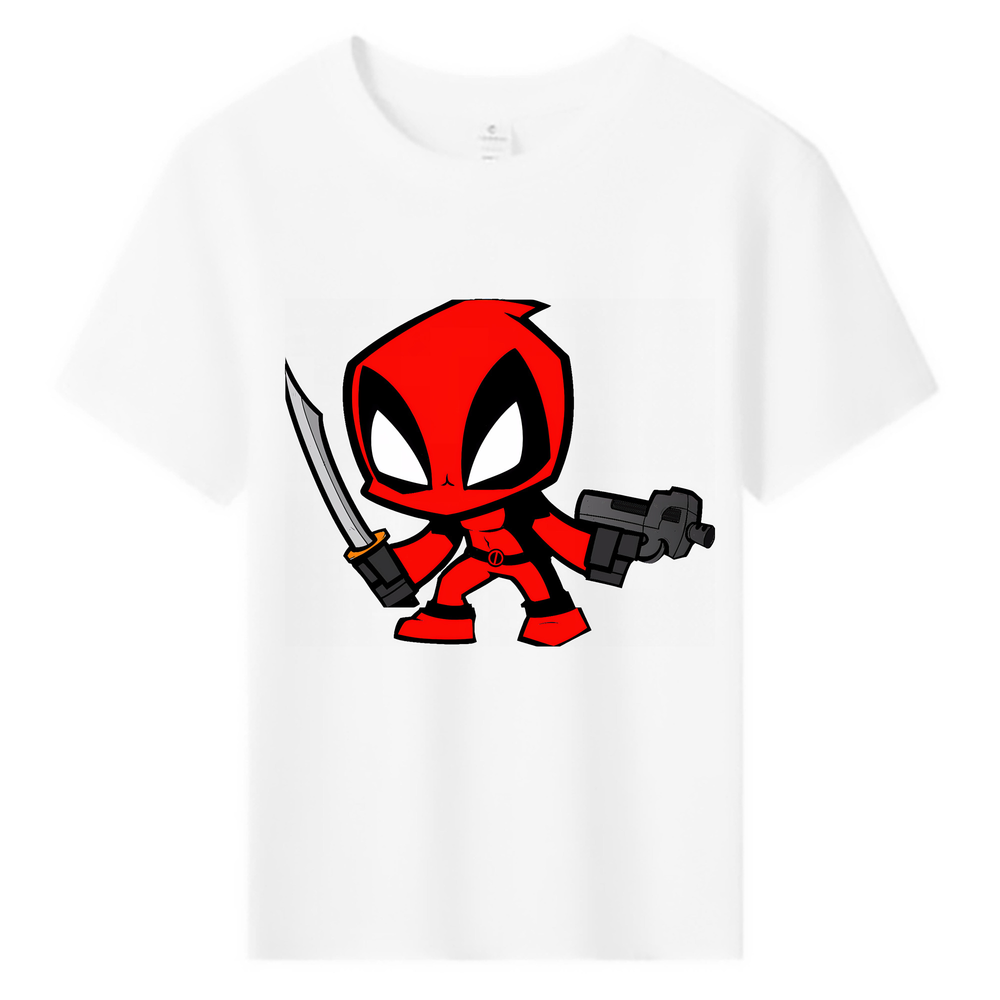 （画像用） Deadpool デッドプール 綿100％キッズTシャツ（フロントプリント）