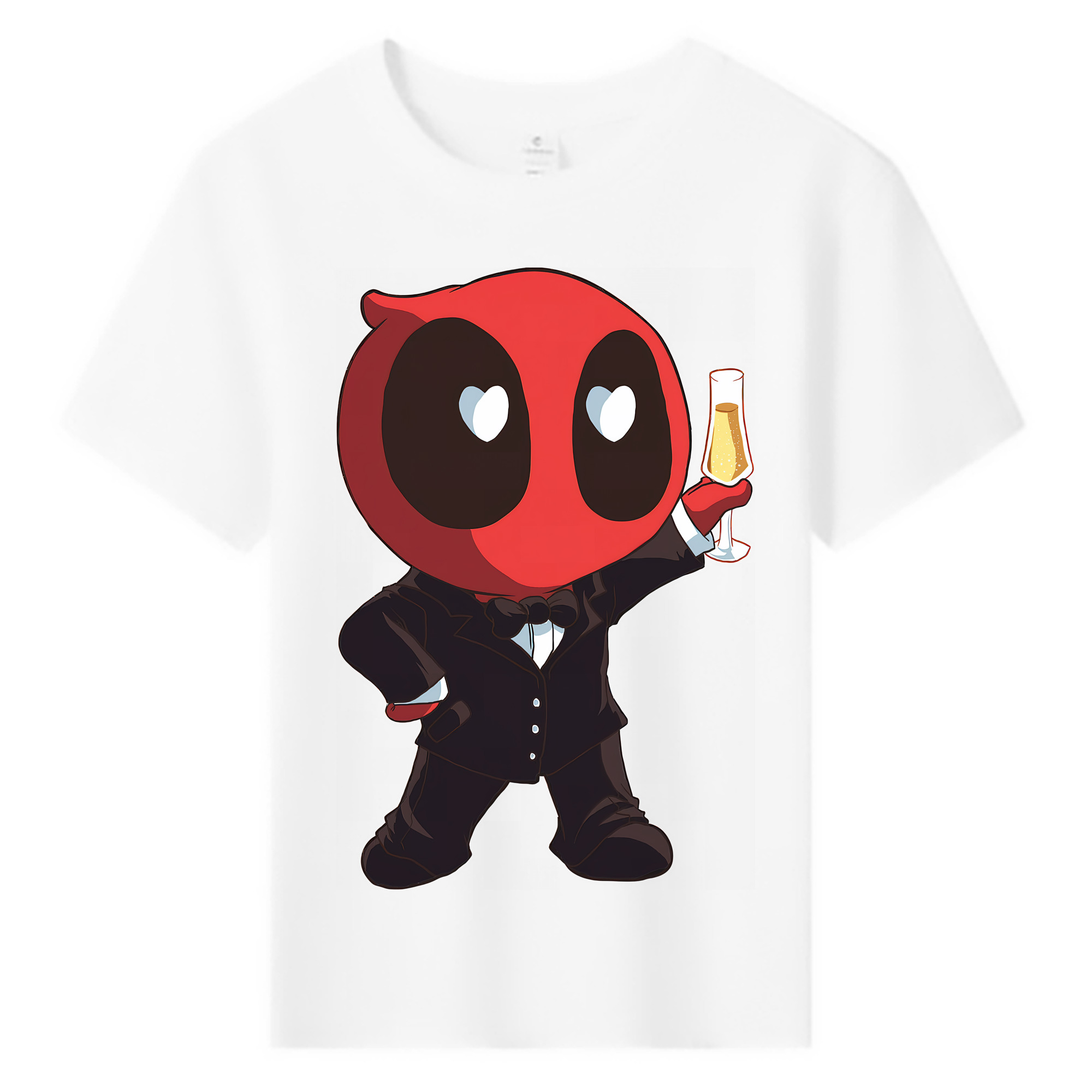（画像用） Deadpool デッドプール 綿100％キッズTシャツ（フロントプリント）