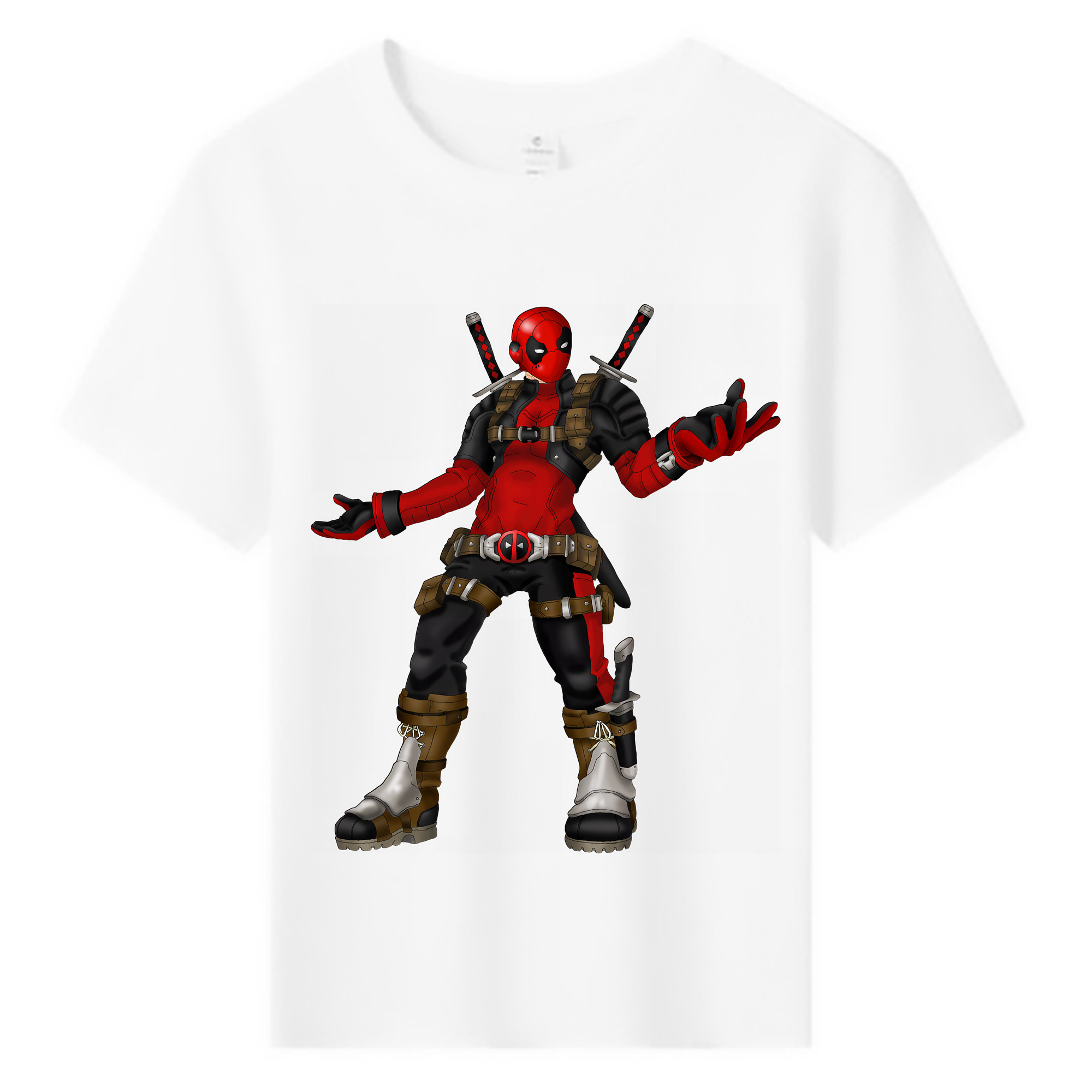 （画像用） Deadpool デッドプール 綿100％キッズTシャツ（フロントプリント）