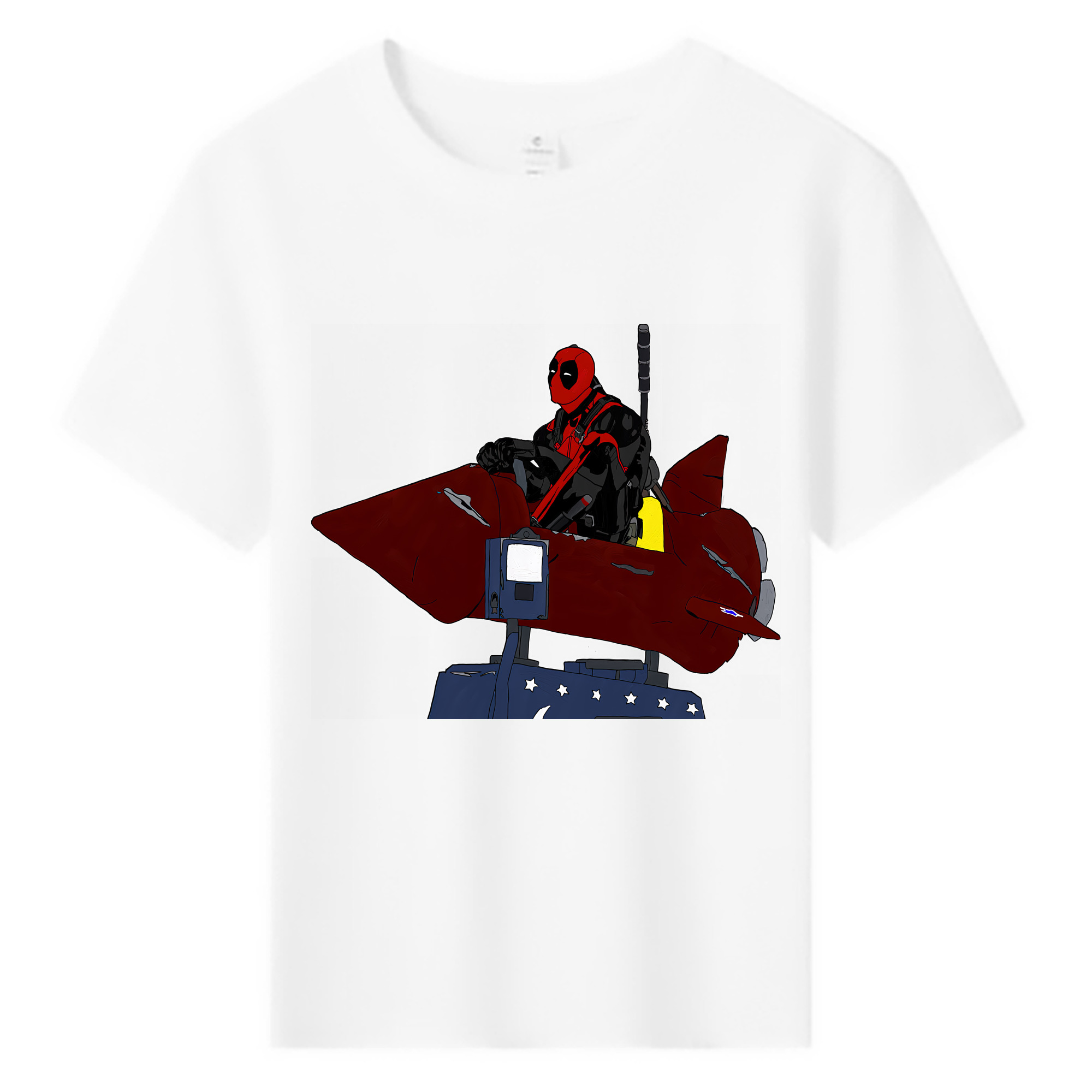 （画像用） Deadpool デッドプール 綿100％キッズTシャツ（フロントプリント）