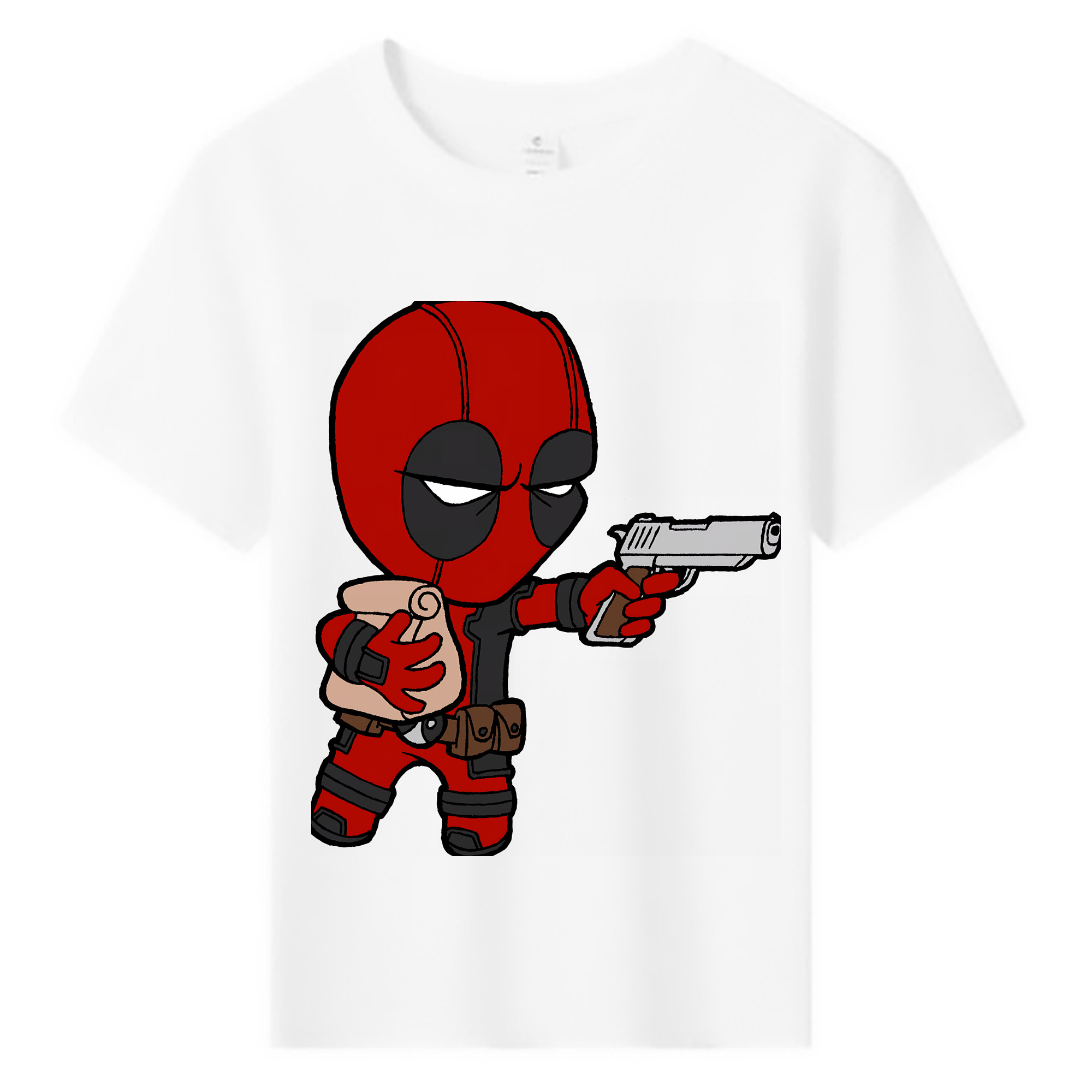 （画像用） Deadpool デッドプール 綿100％キッズTシャツ（フロントプリント）