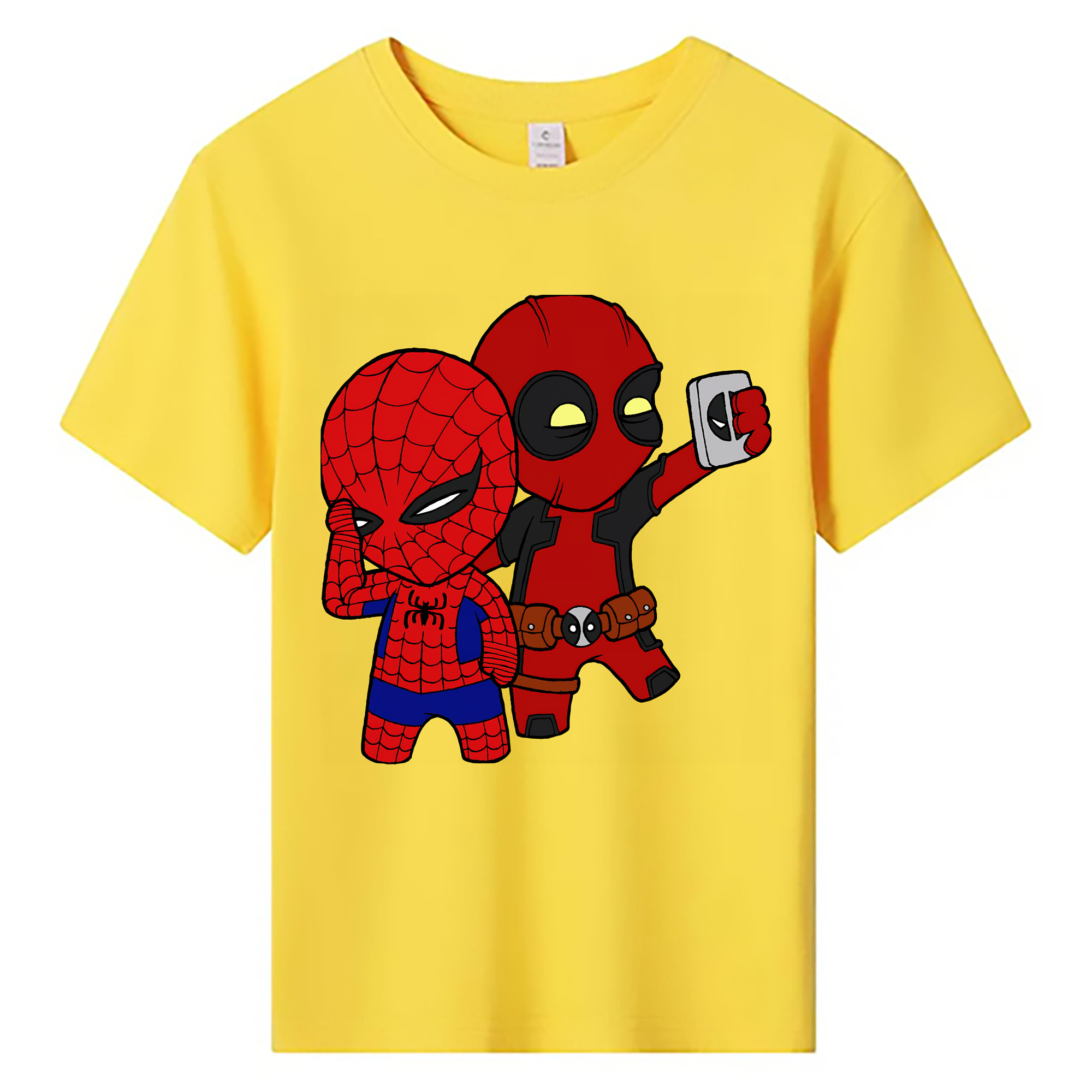 （画像用） Deadpool デッドプール 綿100％キッズTシャツ（フロントプリント）