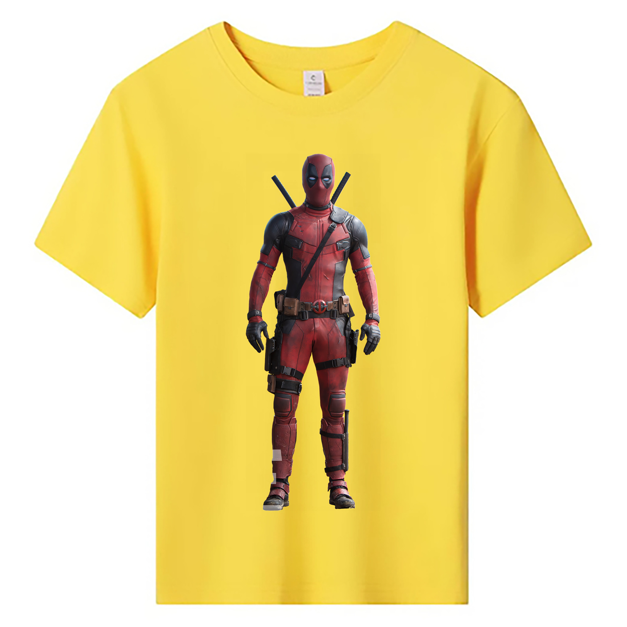 （画像用） Deadpool デッドプール 綿100％キッズTシャツ（フロントプリント）