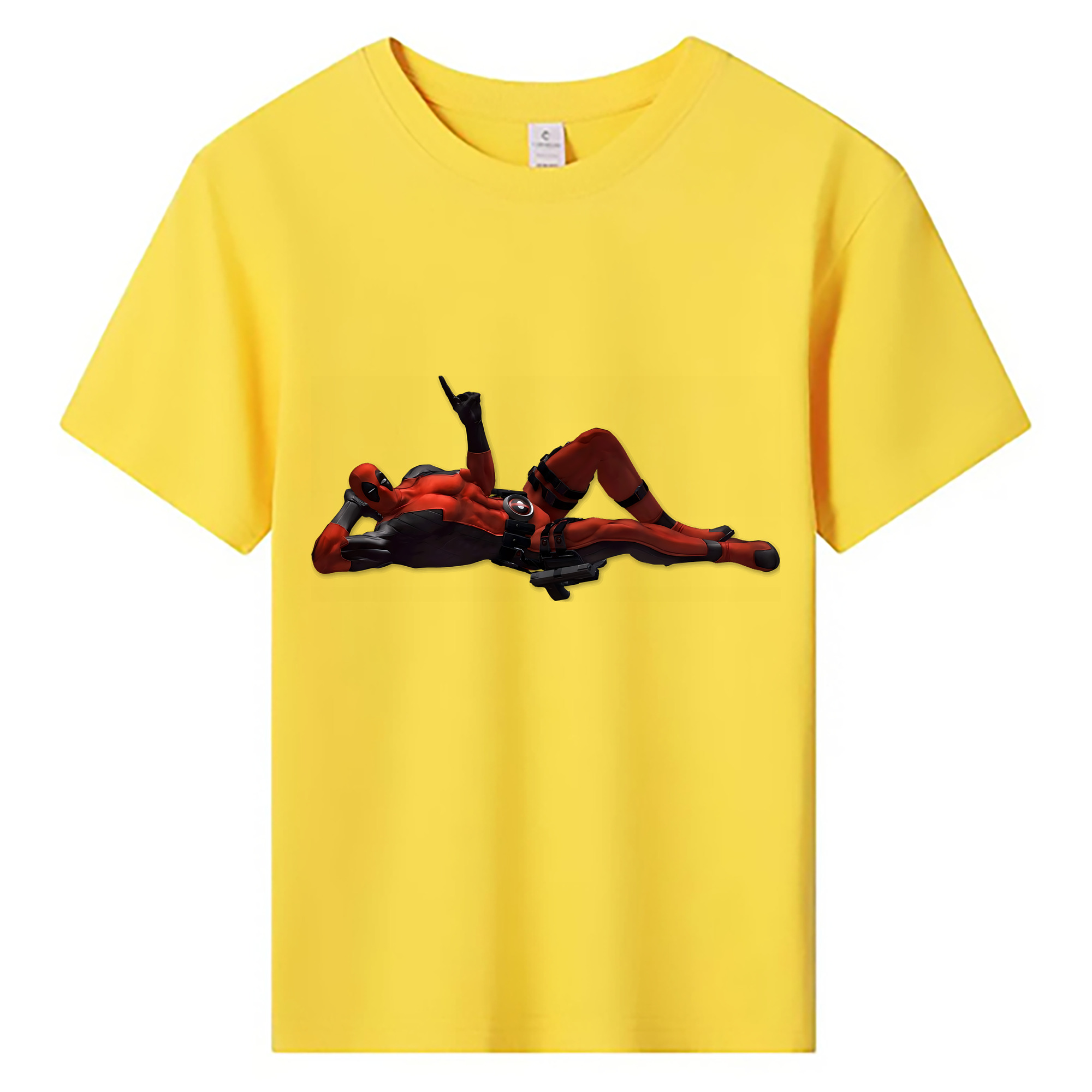 （画像用） Deadpool デッドプール 綿100％キッズTシャツ（フロントプリント）