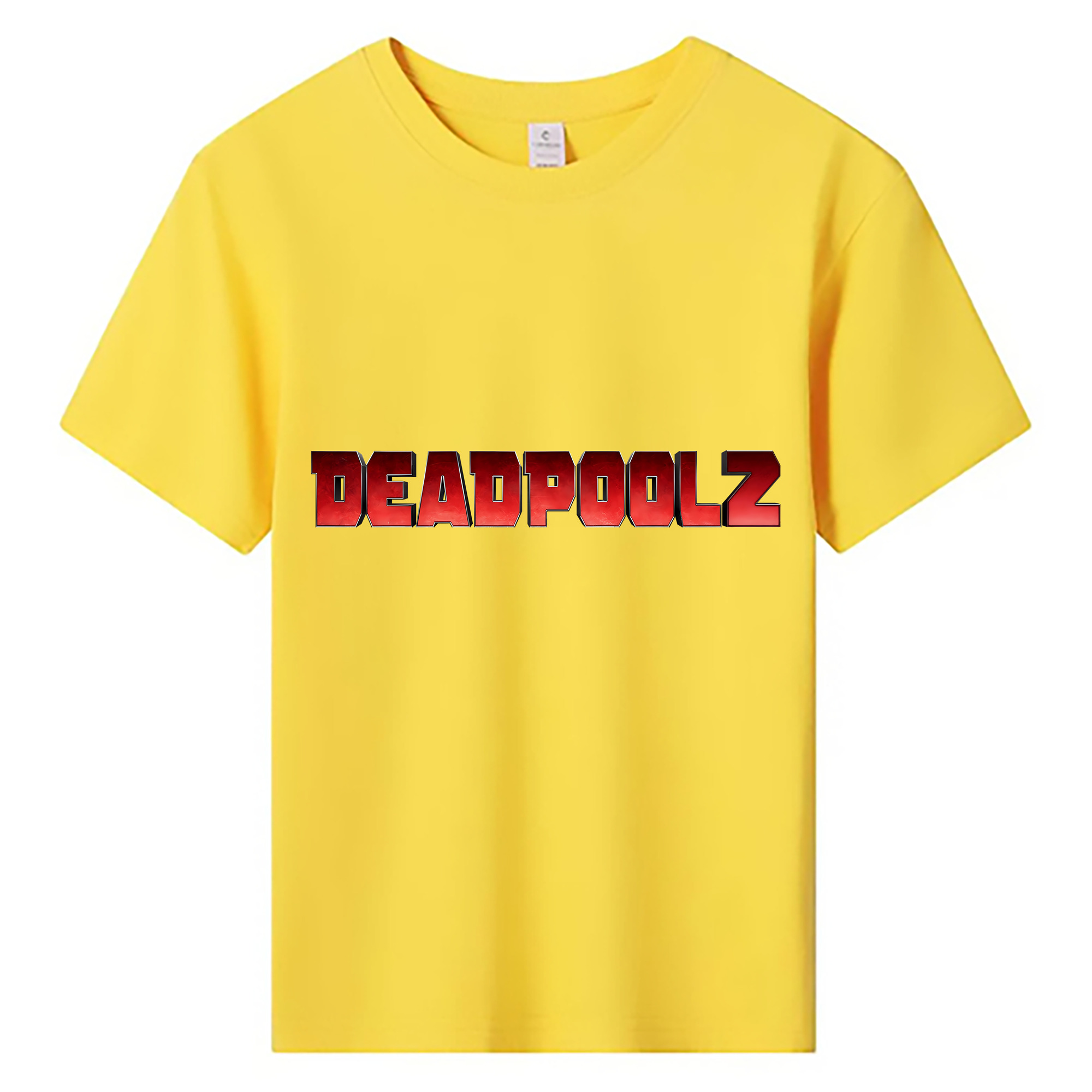 （画像用） Deadpool デッドプール 綿100％キッズTシャツ（フロントプリント）
