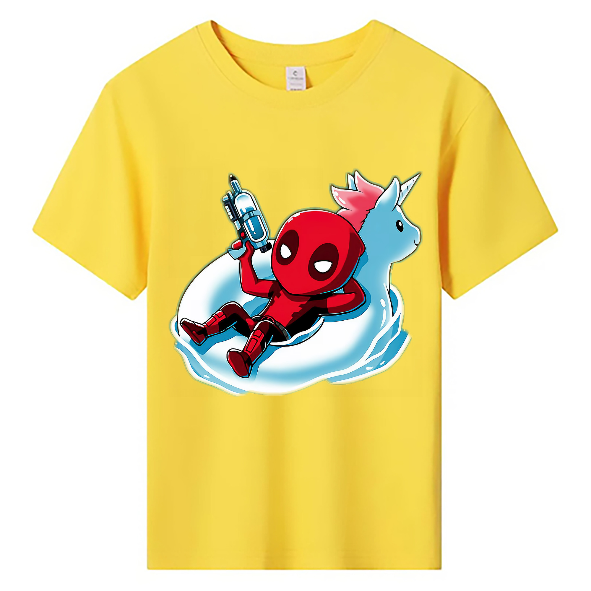 （画像用） Deadpool デッドプール 綿100％キッズTシャツ（フロントプリント）