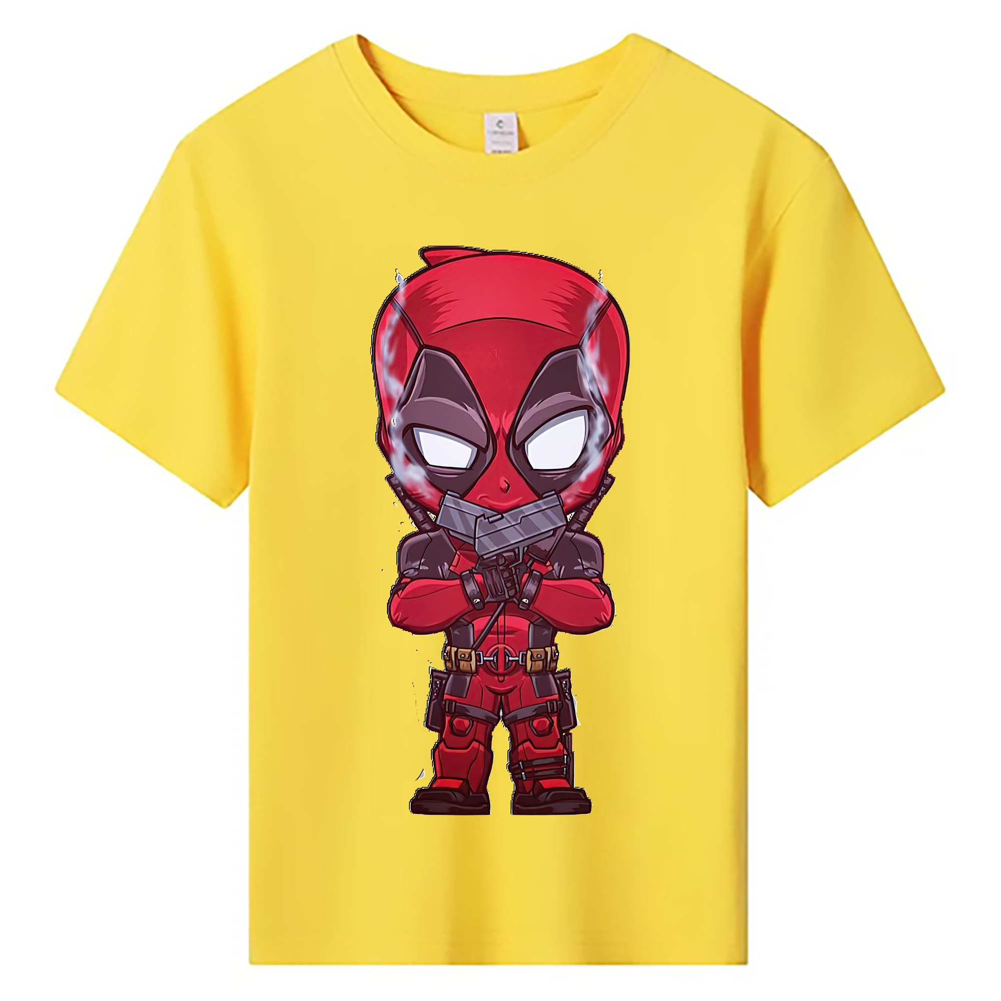 （画像用） Deadpool デッドプール 綿100％キッズTシャツ（フロントプリント）
