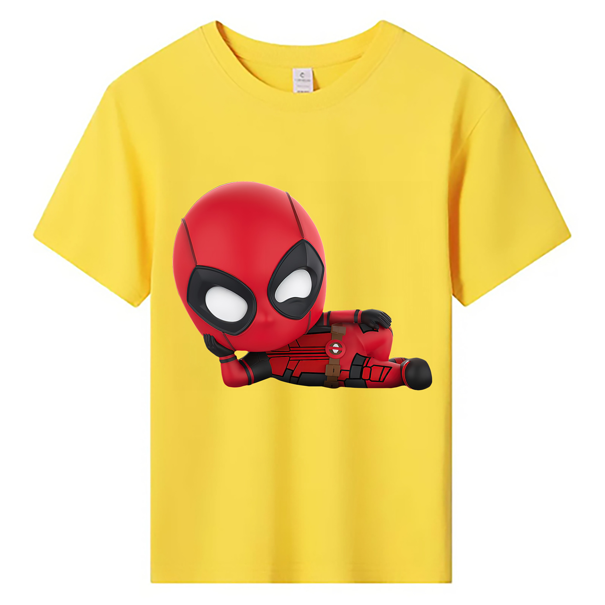 （画像用） Deadpool デッドプール 綿100％キッズTシャツ（フロントプリント）