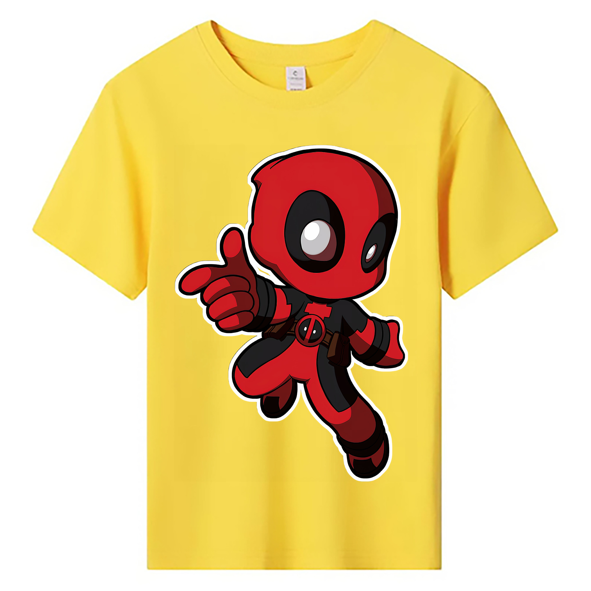（画像用） Deadpool デッドプール 綿100％キッズTシャツ（フロントプリント）